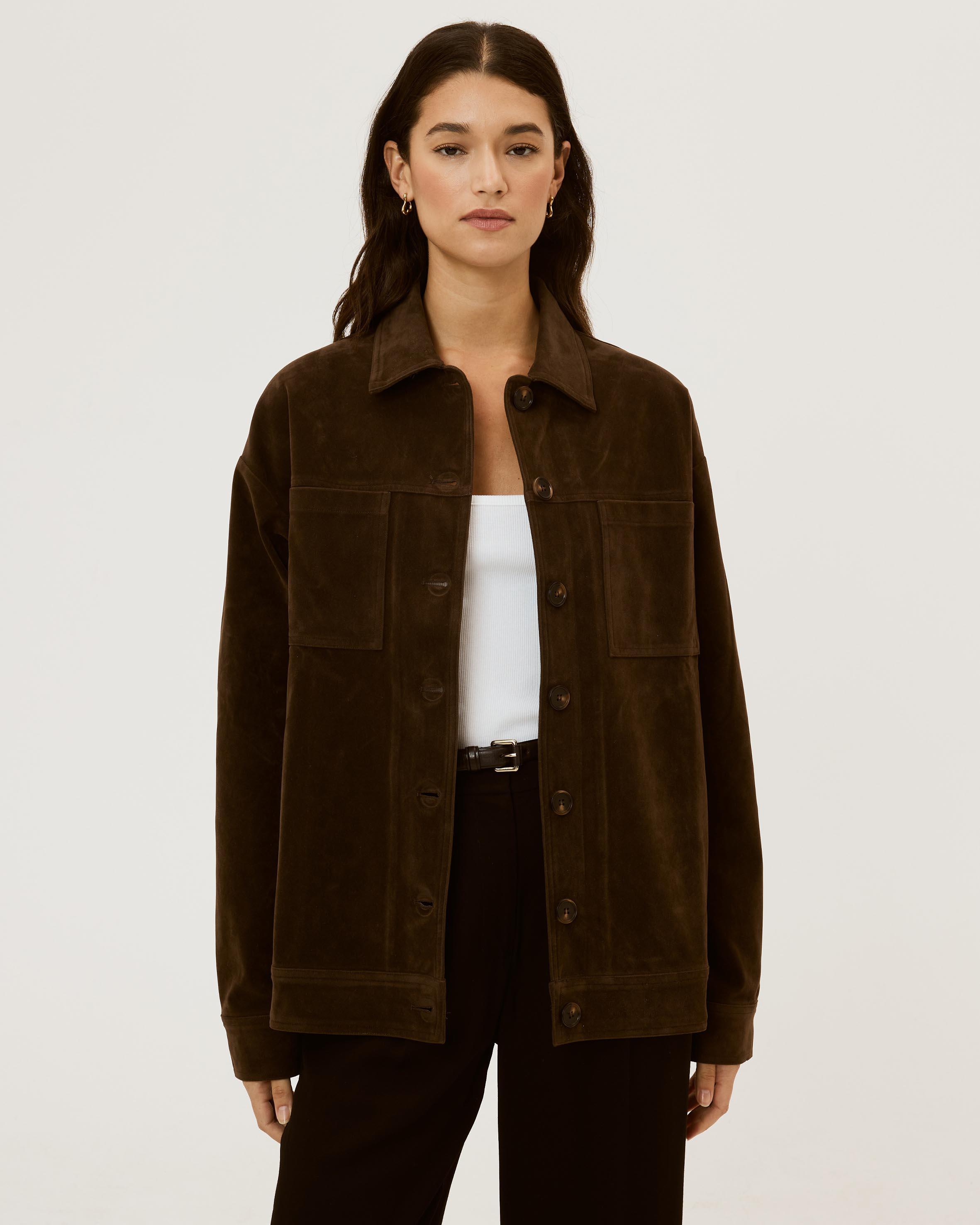 Lilly Faux Suede Shacket