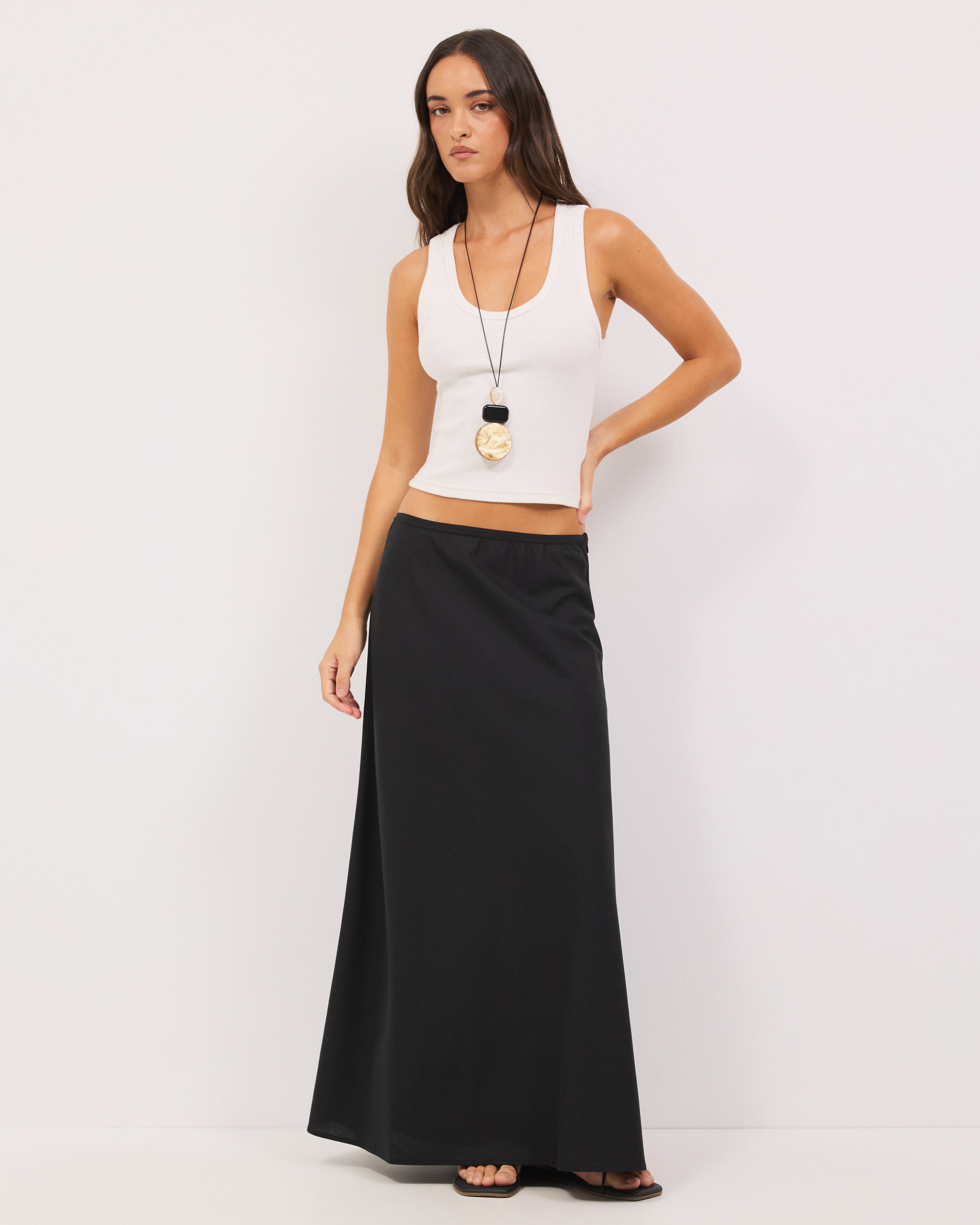 Cherif Bias Midi Skirt