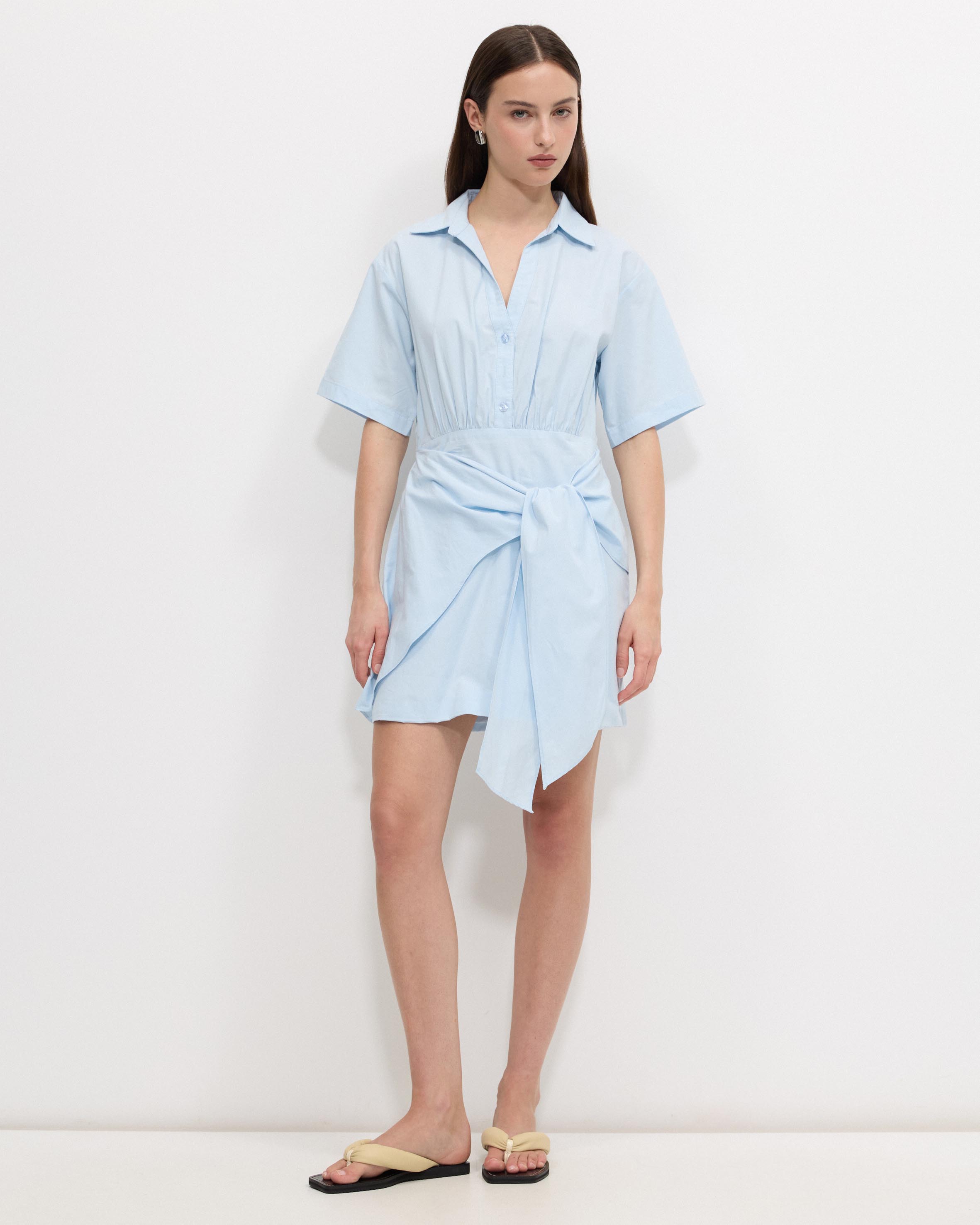 Tanner Wrap Shirt Dress