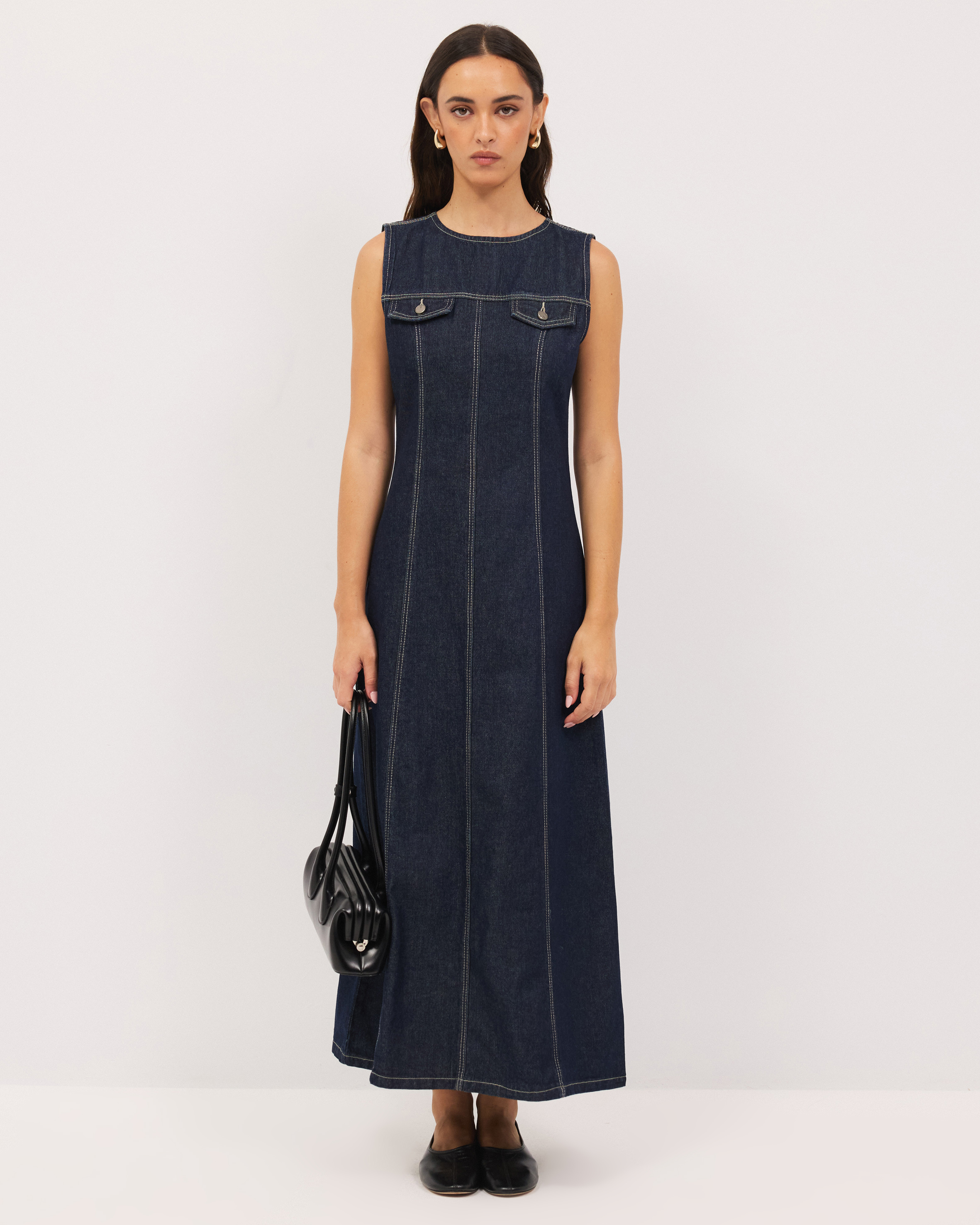 Remi Denim Midi Dress