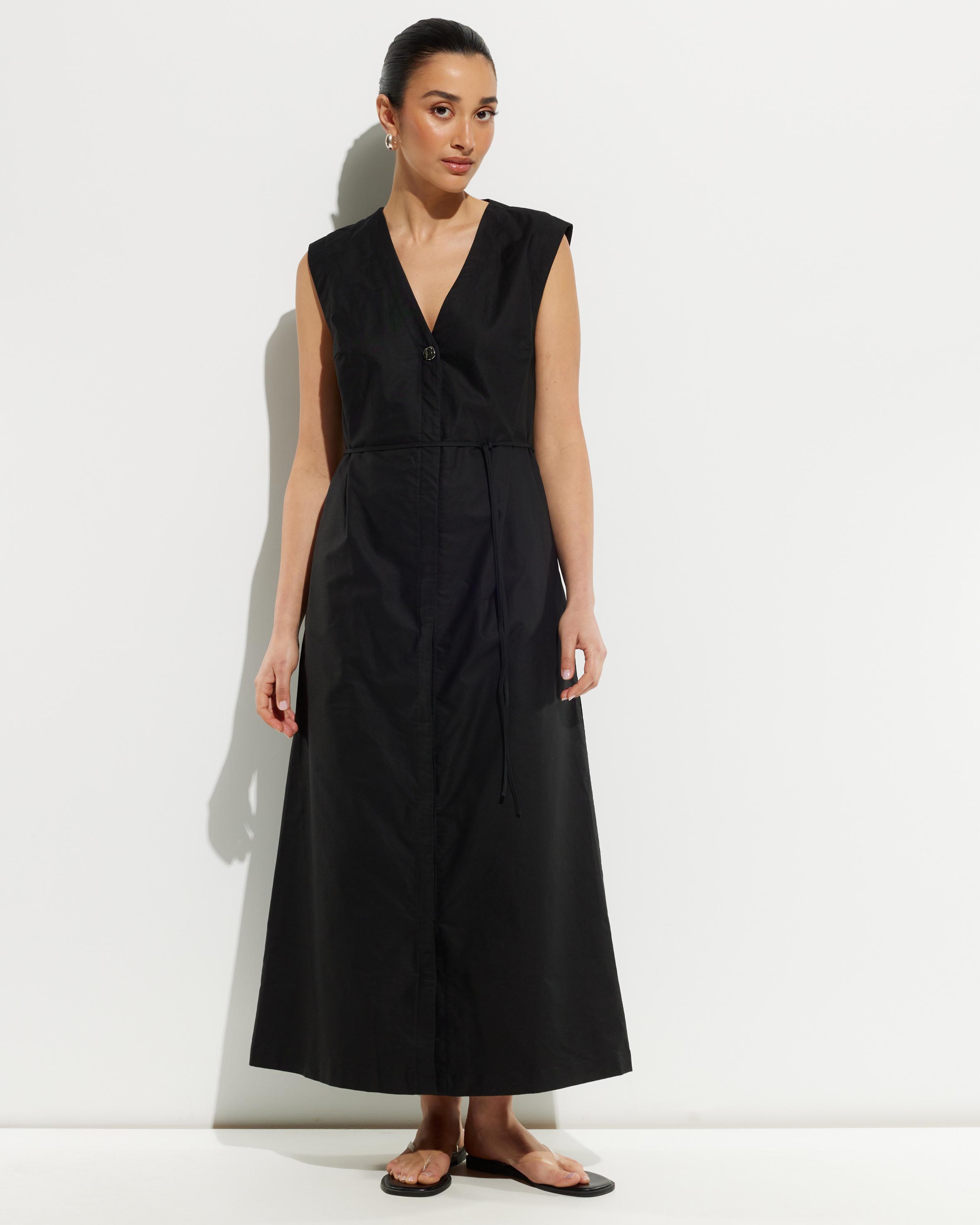 Macy Midi Vest Dress
