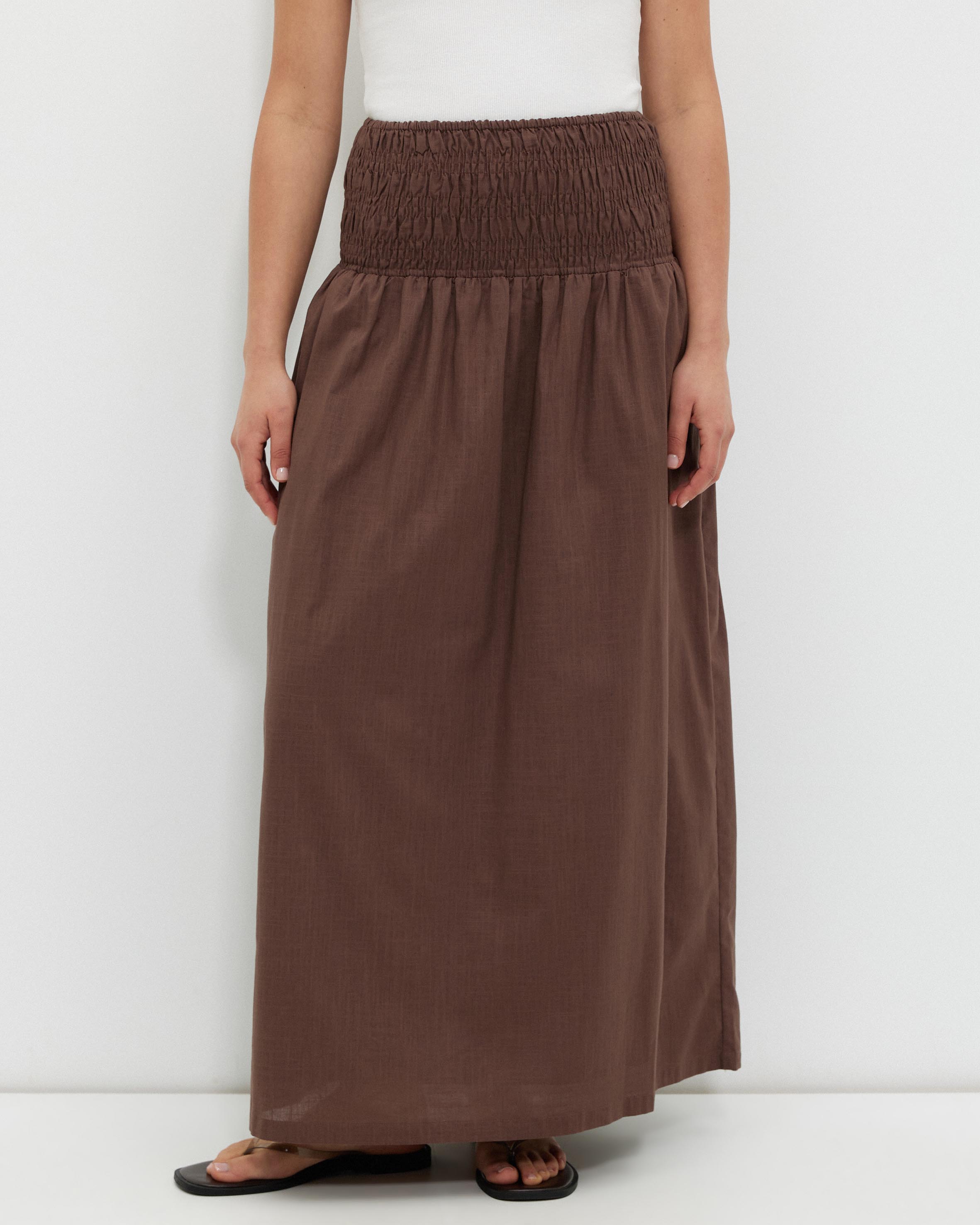 Dakota Shirred Skirt
