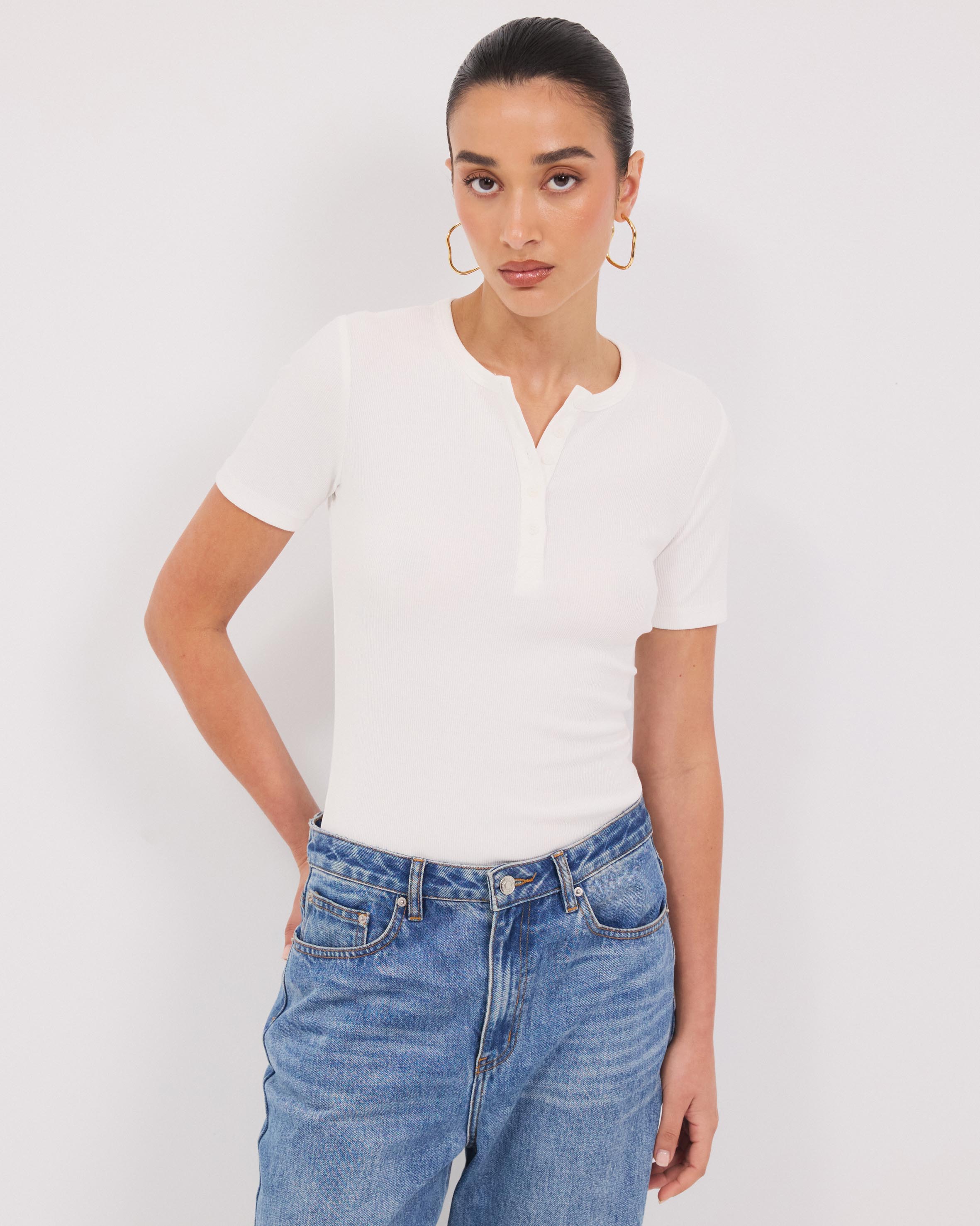 Garret Rib Henley Tee