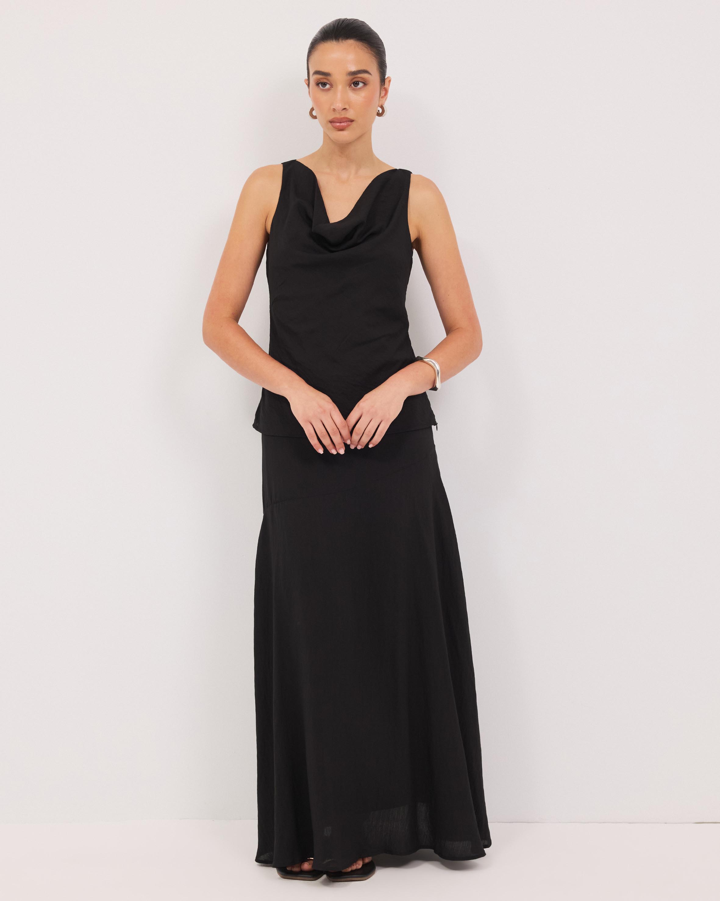 Kayanne Texture Maxi Skirt