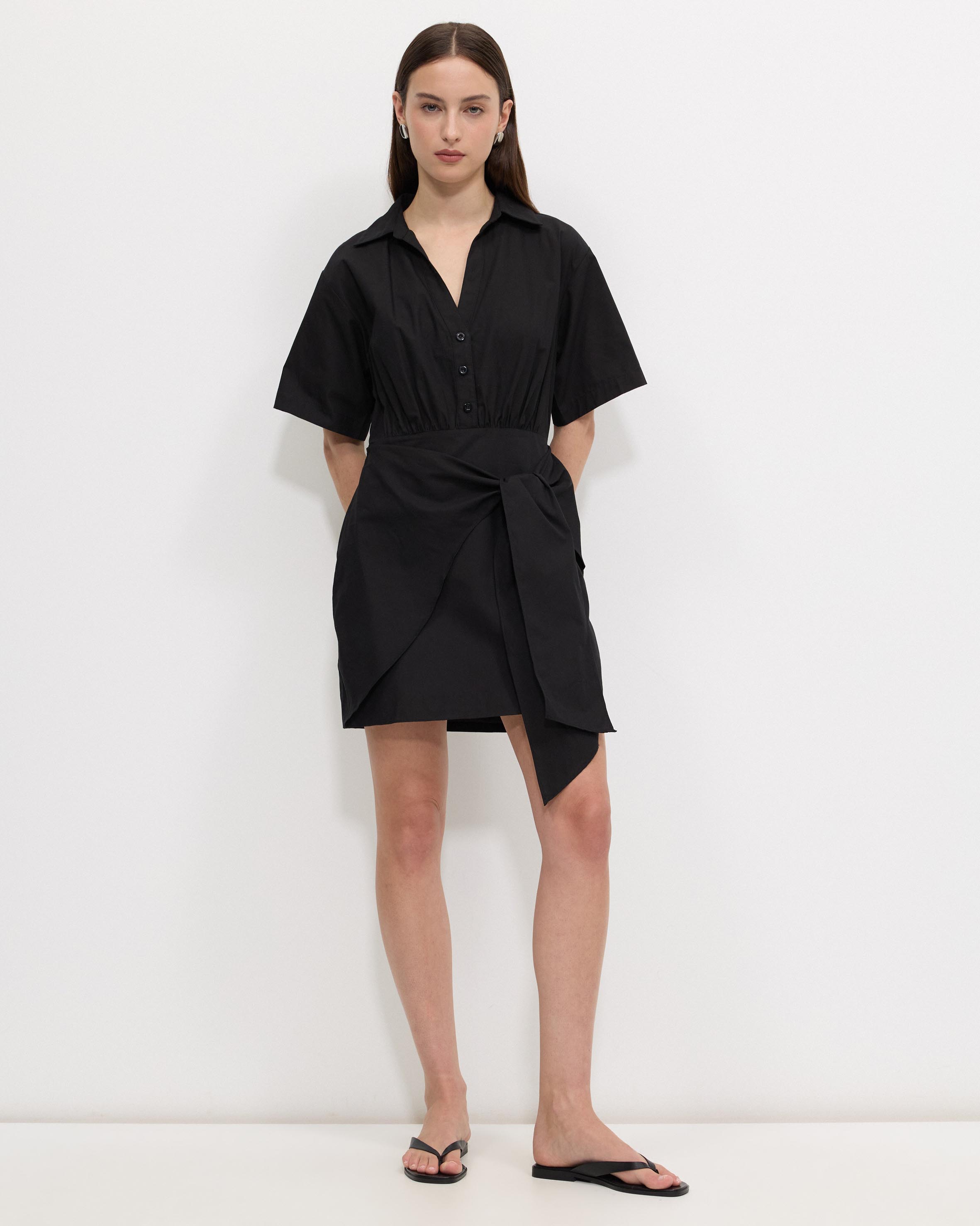 Tanner Wrap Shirt Dress