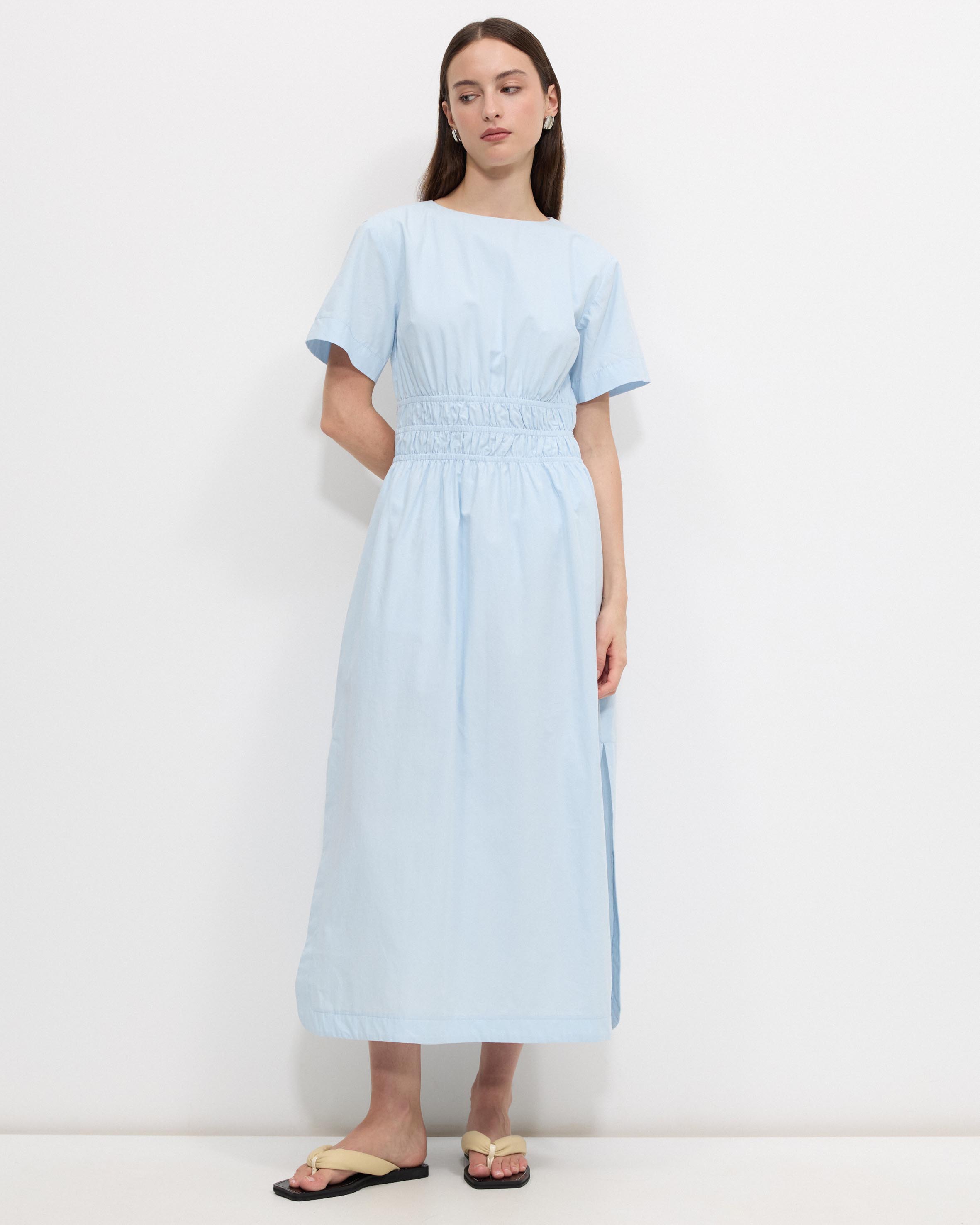Danni Shirred Midi Dress