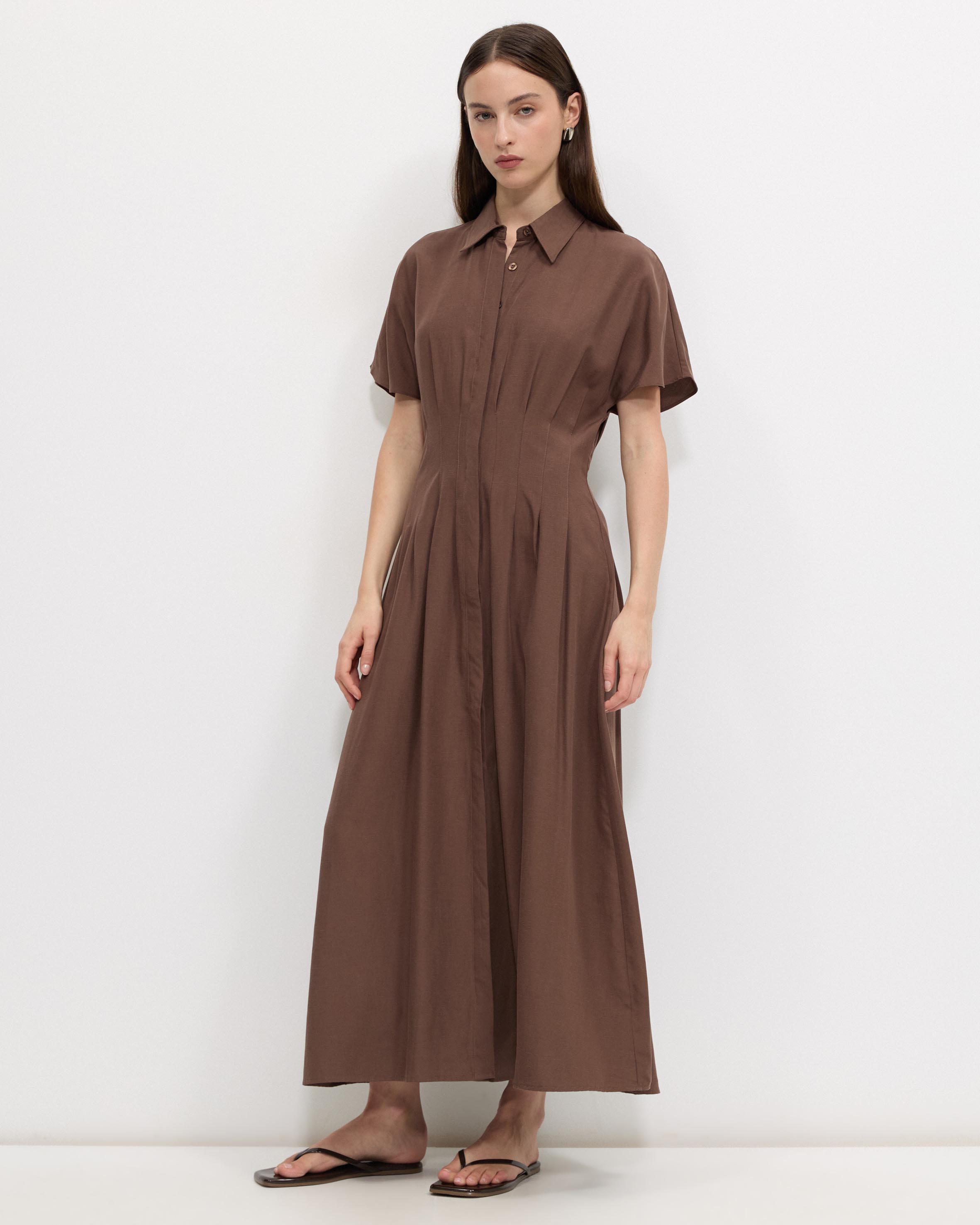 Vasco Tucked Shirt Dress