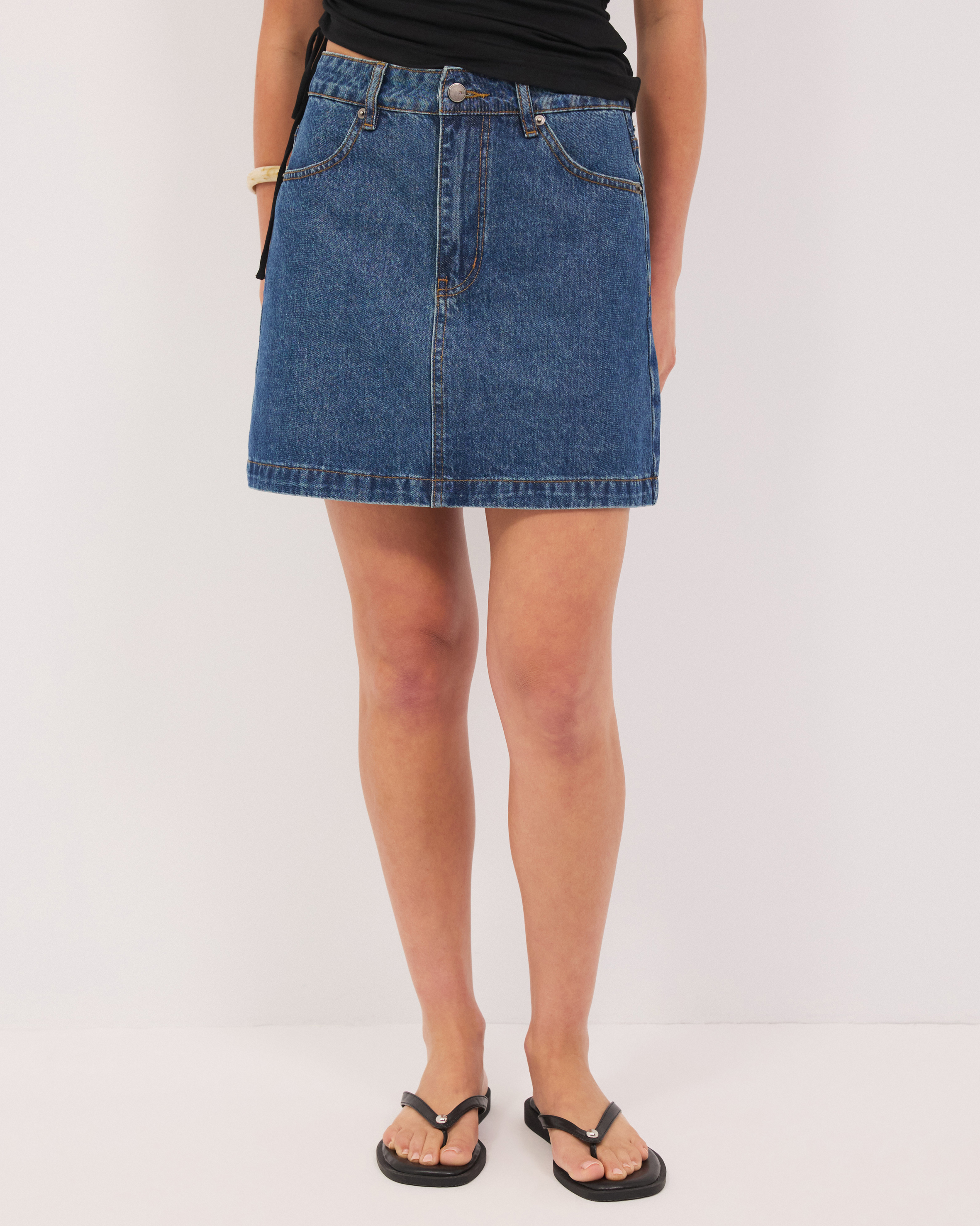 Cassie Denim Mini Skirt