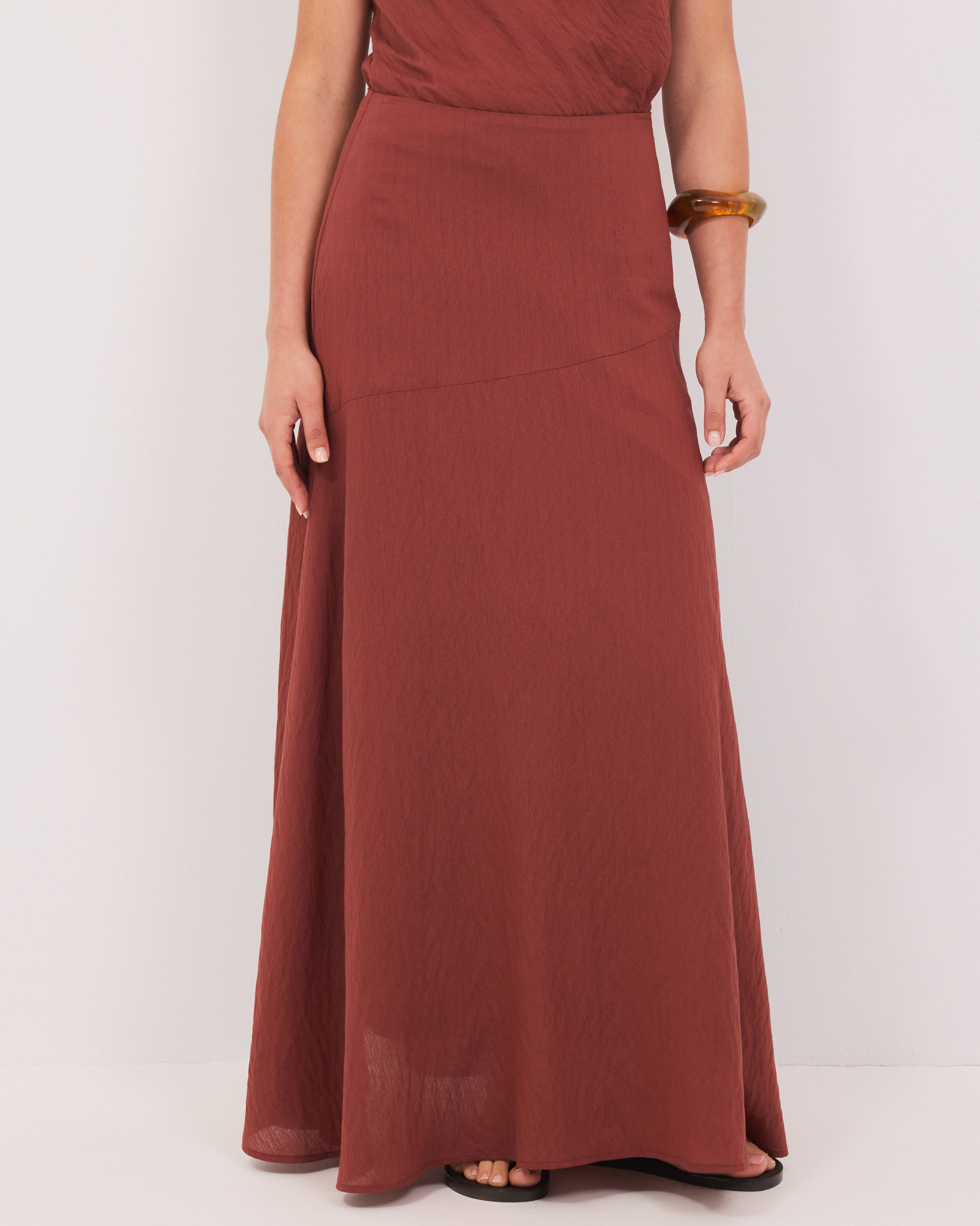 Kayanne Texture Maxi Skirt