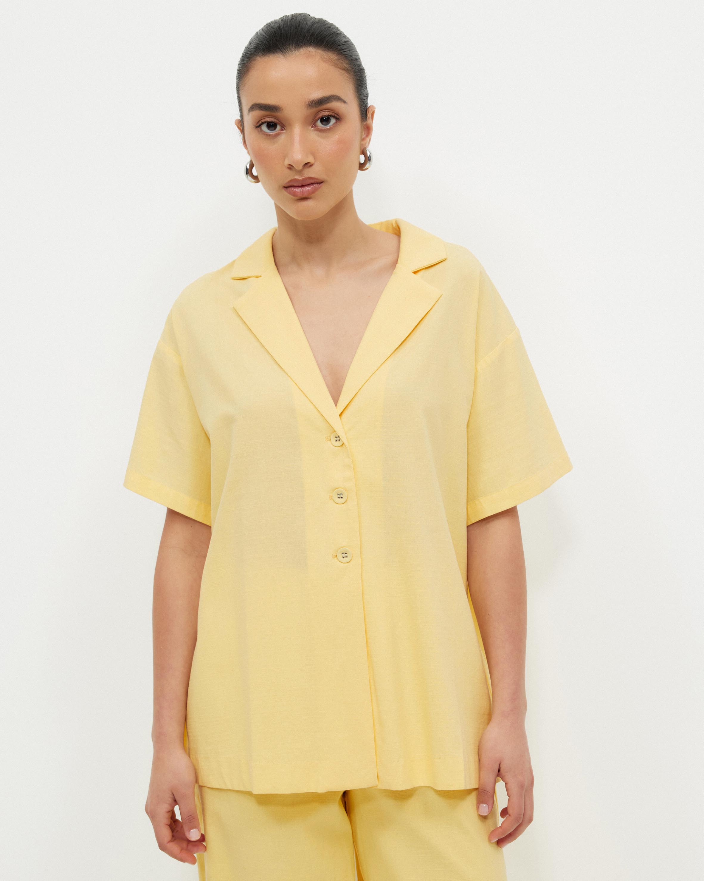 Karina Oversized Collared Shirt