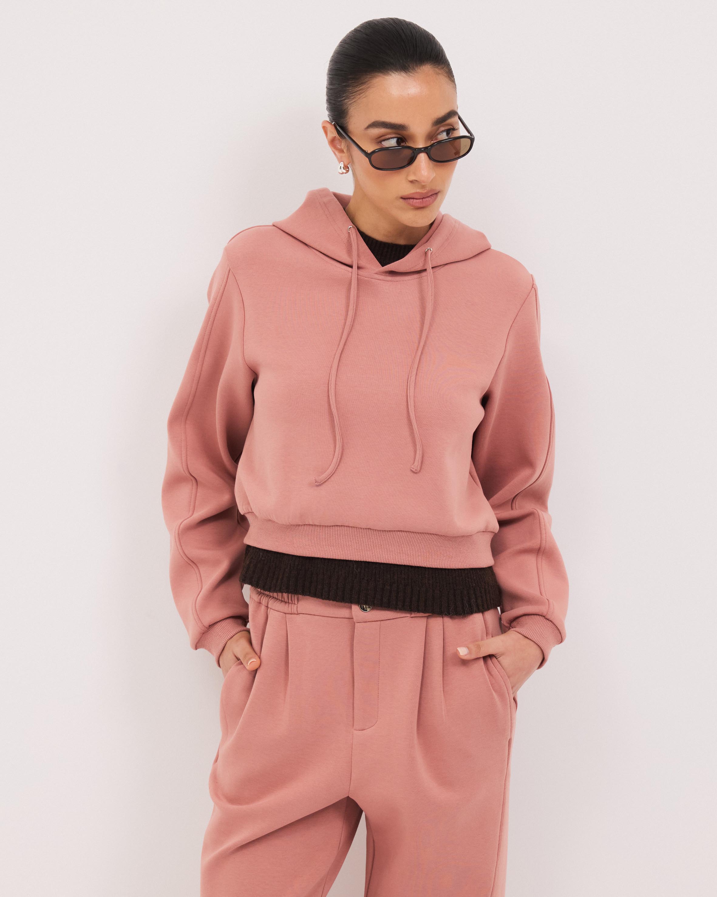 Conrad Bonded Jersey Hoodie