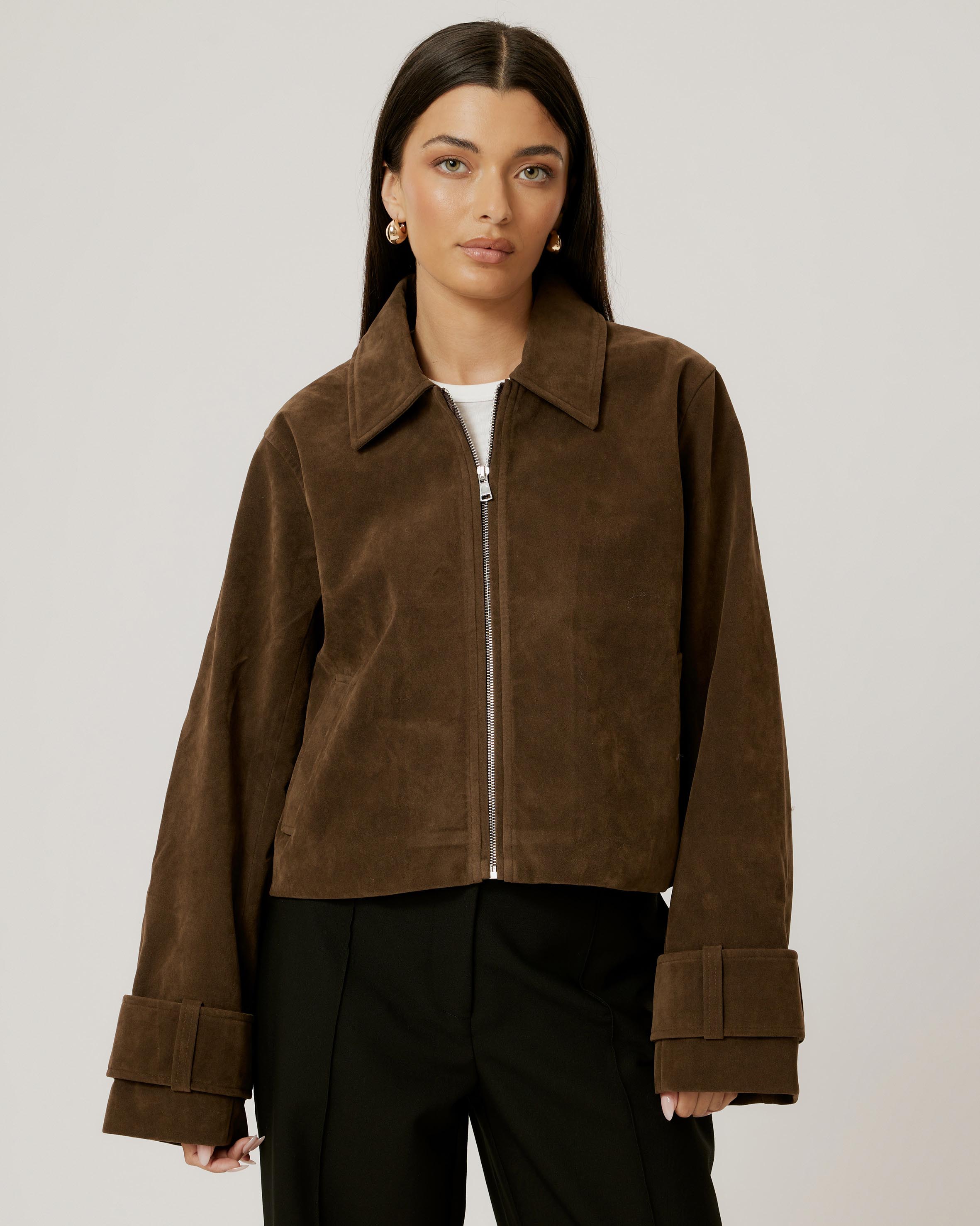 Heidi Faux Suede Jacket