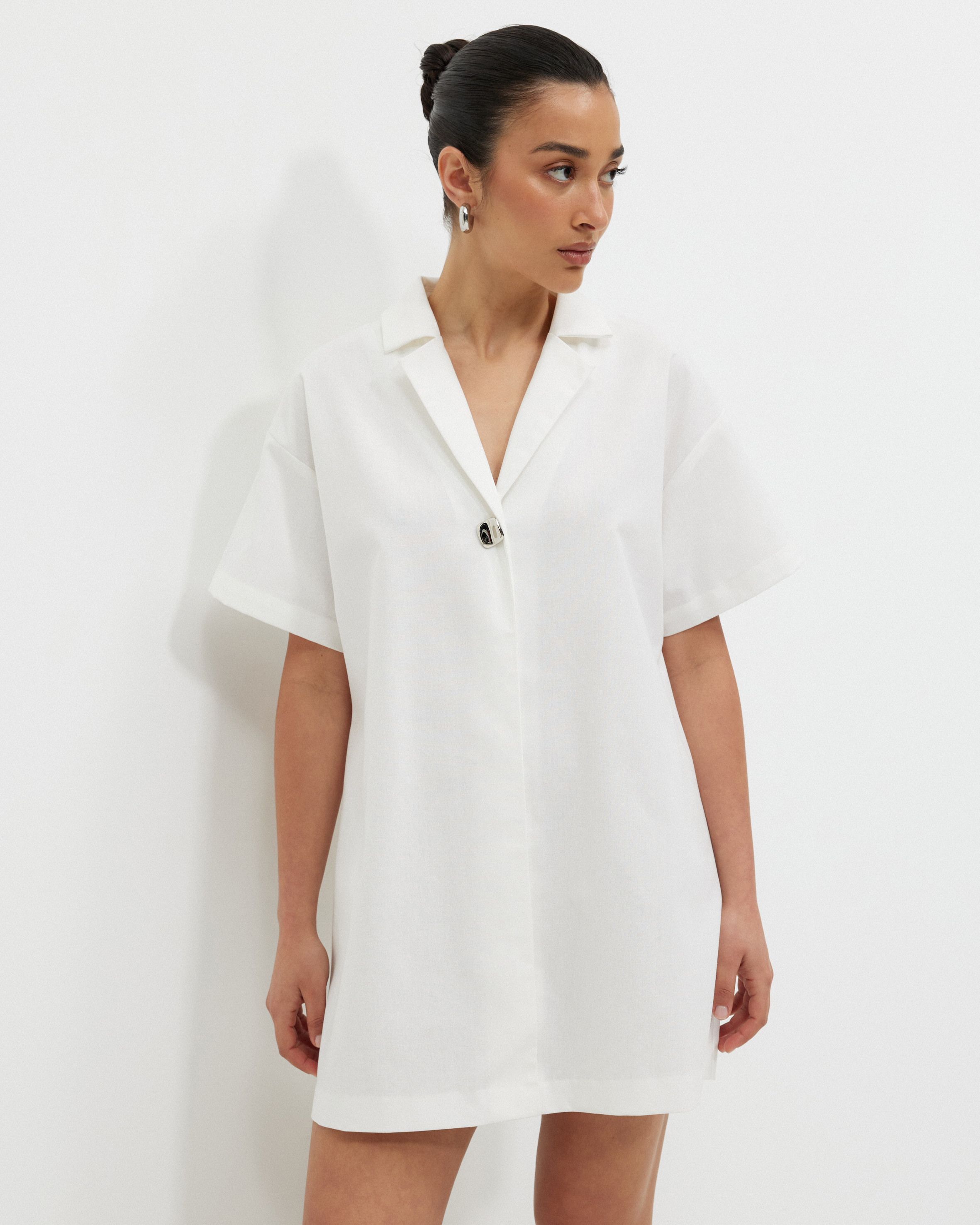Karina Collared Shirt Dress