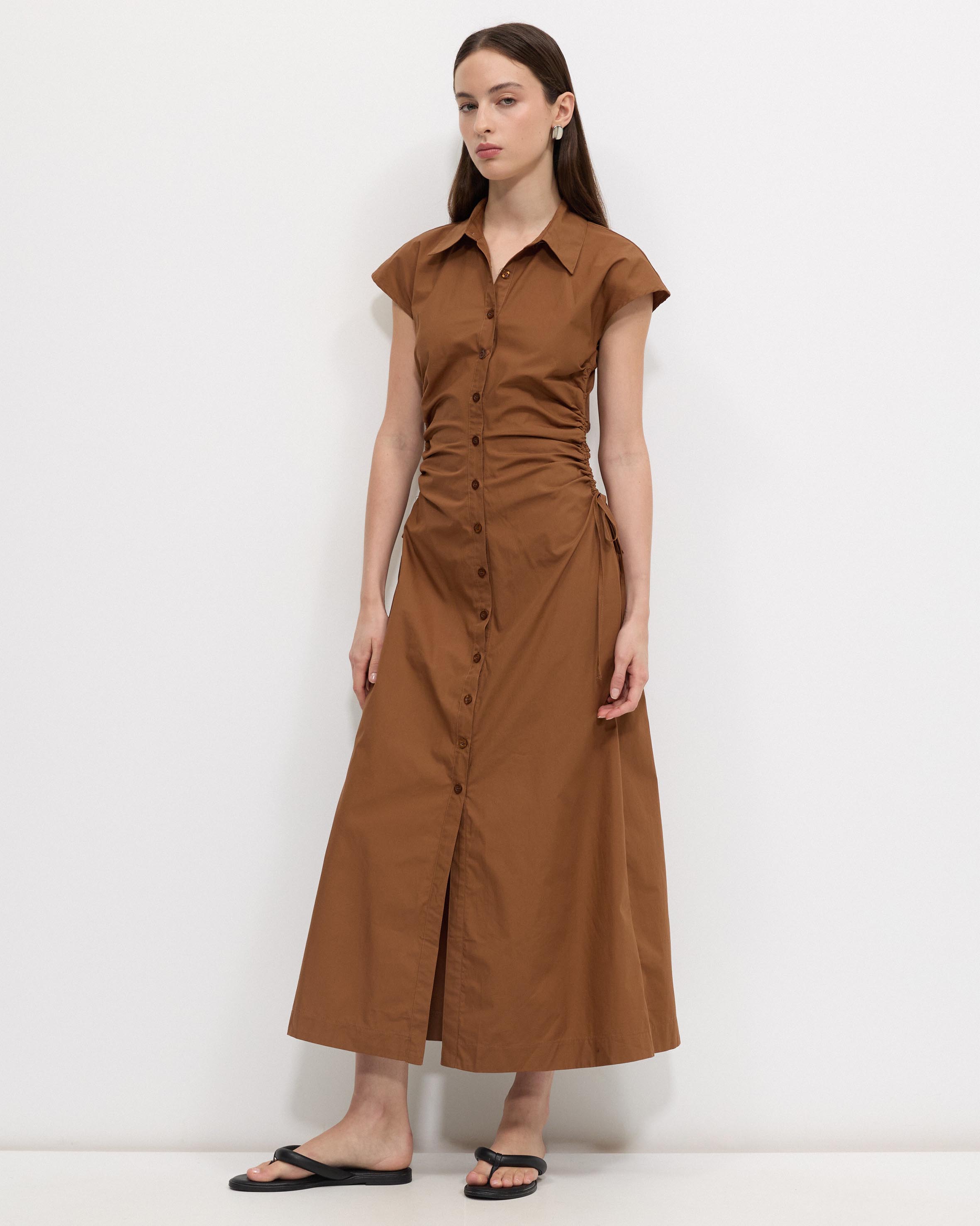 Luna Cap Sleeve Midi Dress