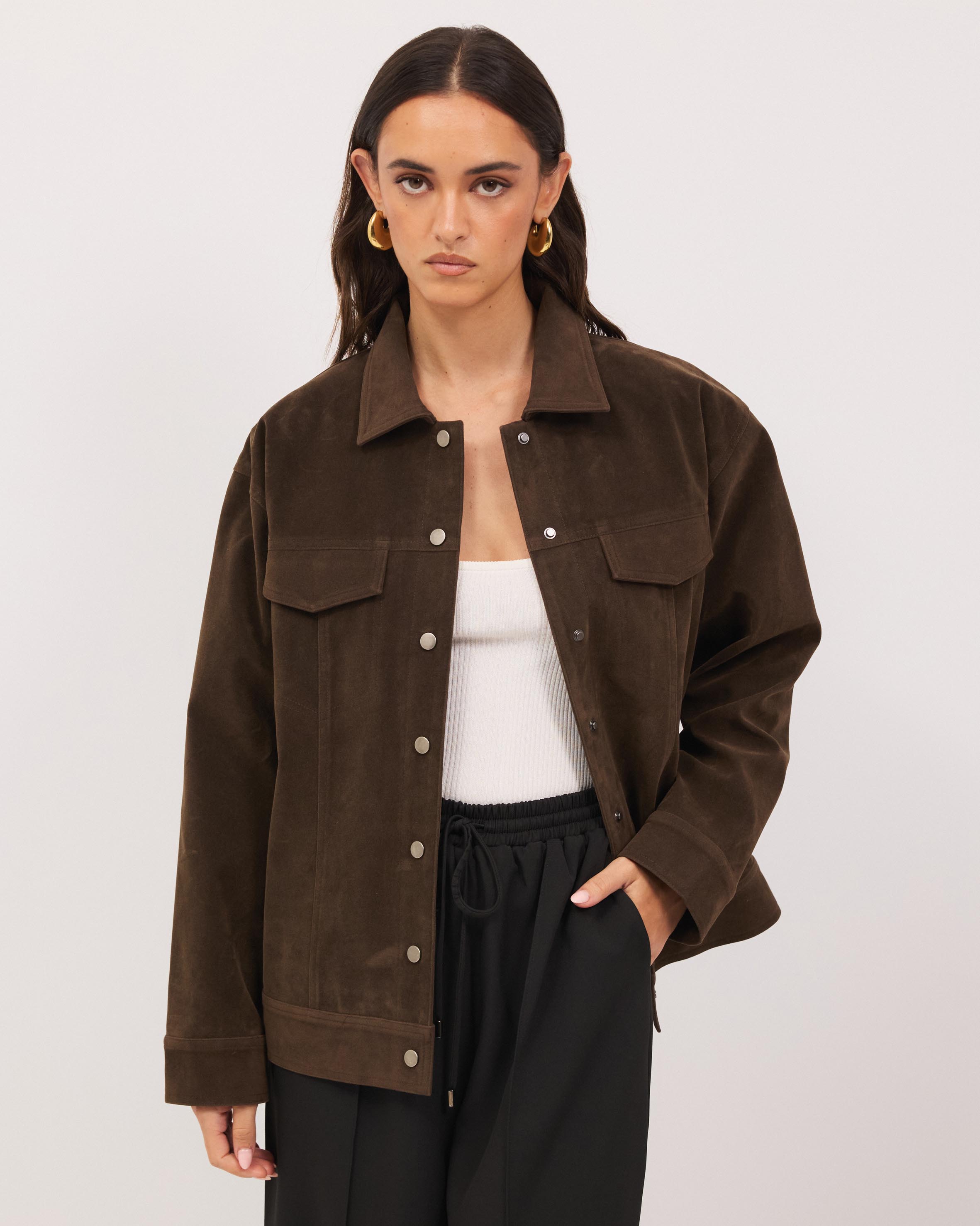 Williams Faux Suede Jacket