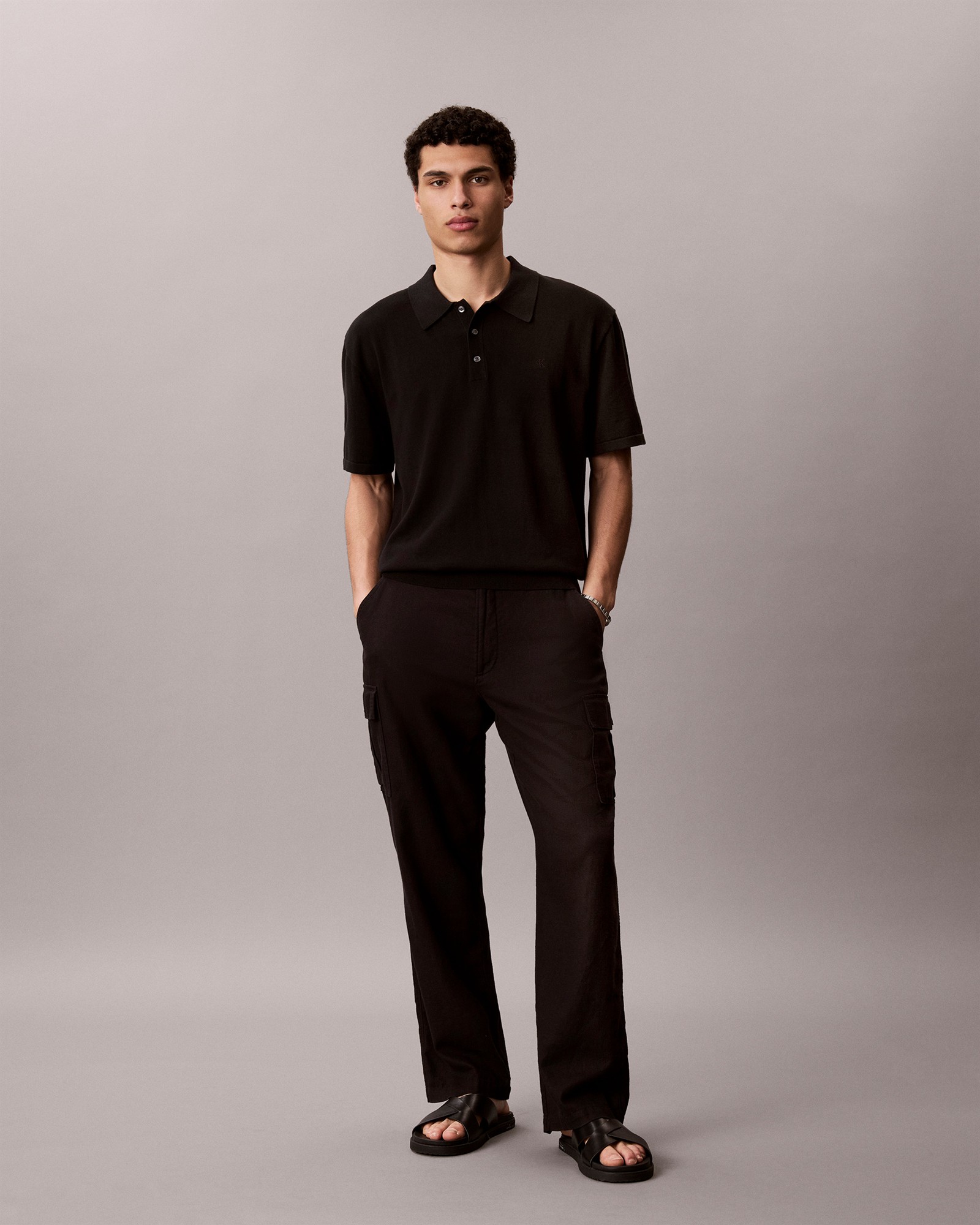 Supima Cotton Polo Sweater