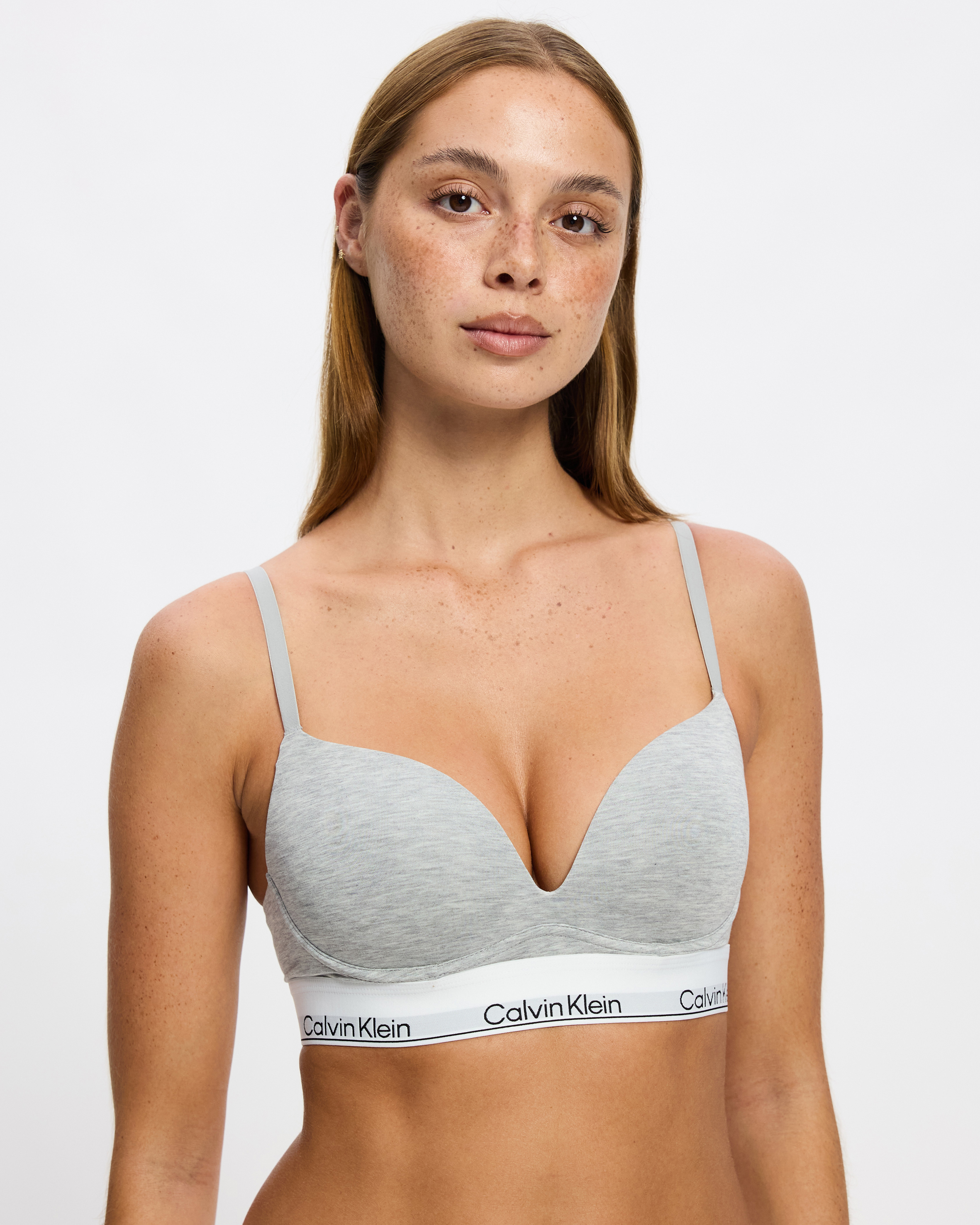 Icon Cotton Modal Push-Up Plunge Bra