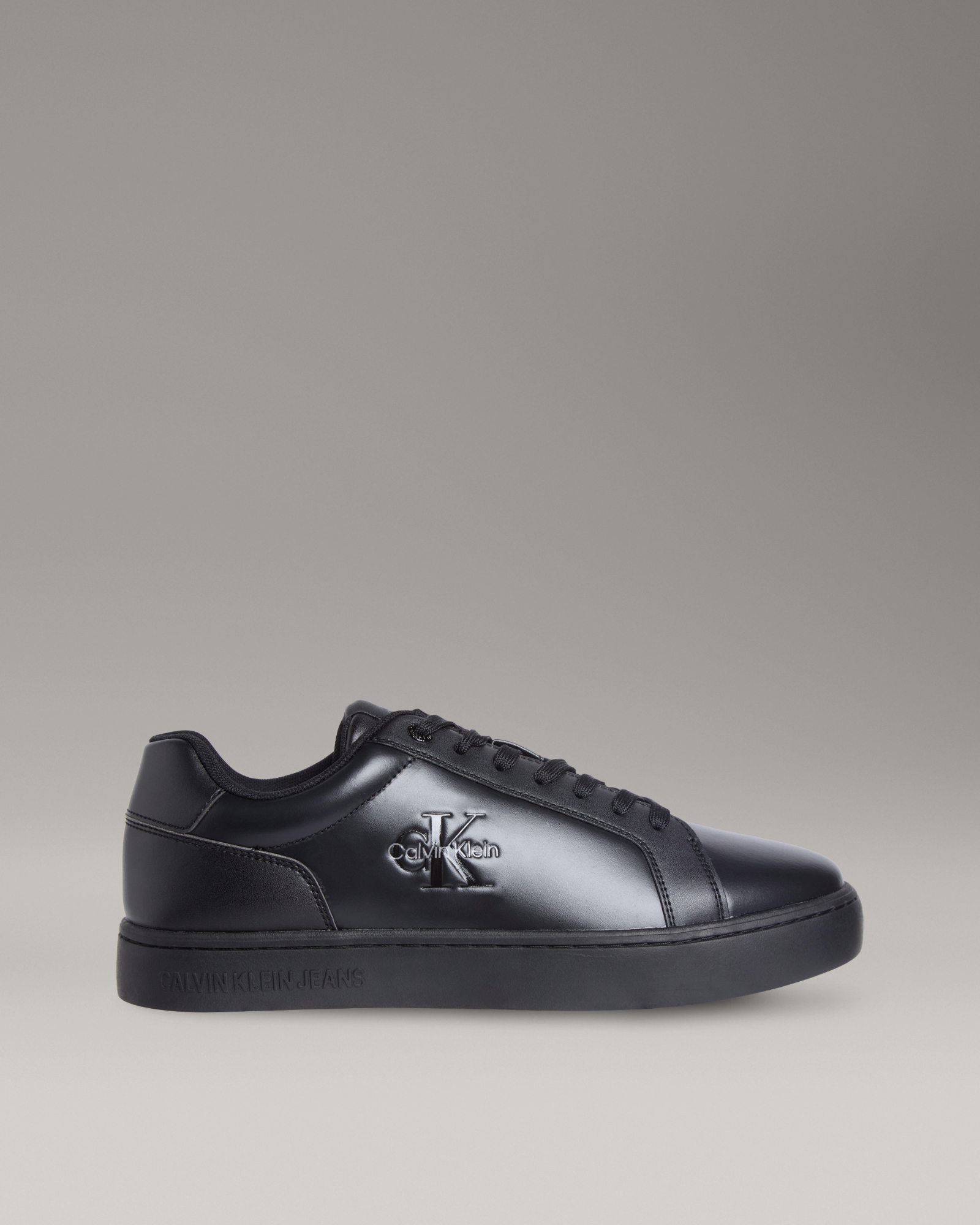 Classic Cupsole Mono Leather Sneakers