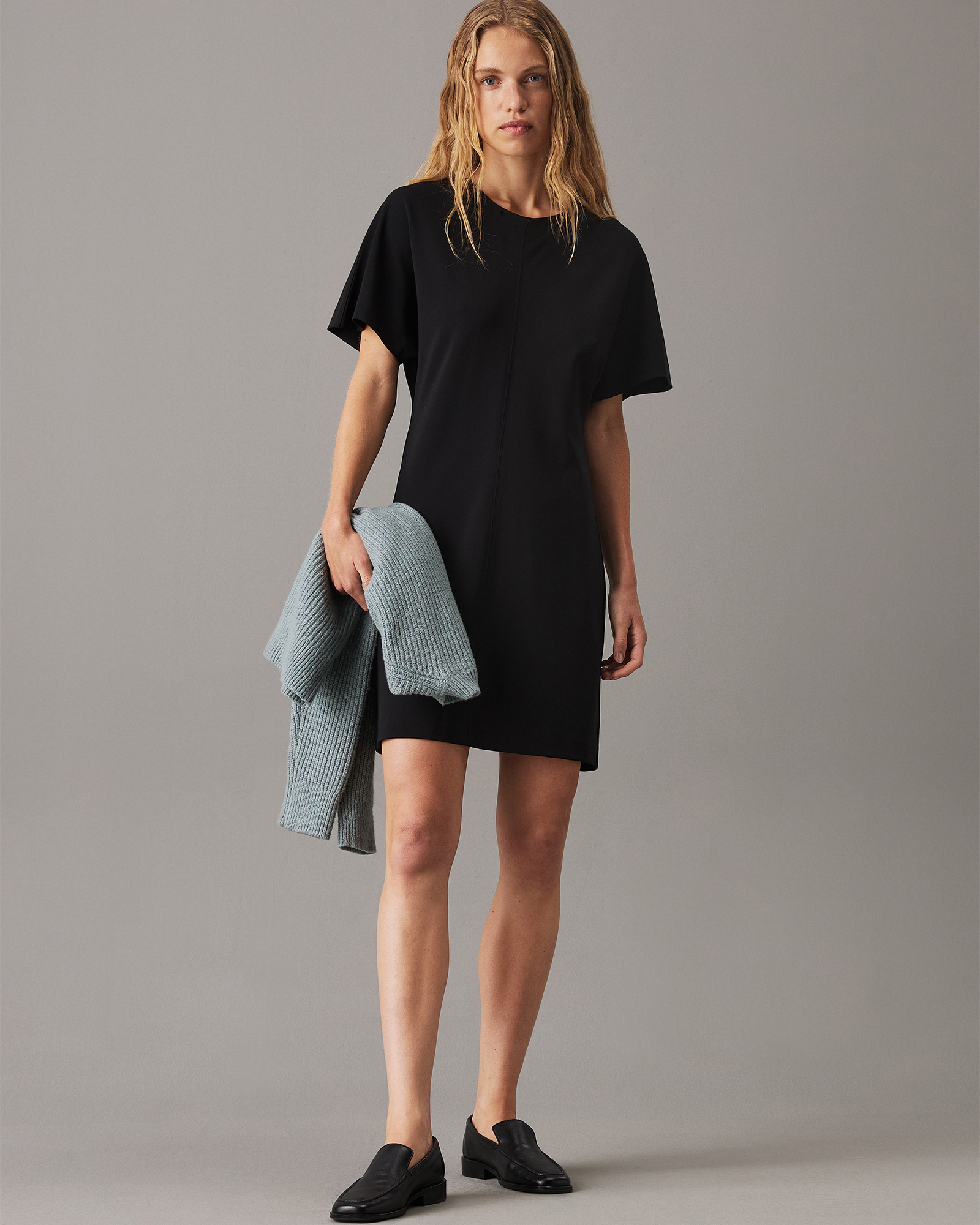 Tailored Viscose Shift Dress