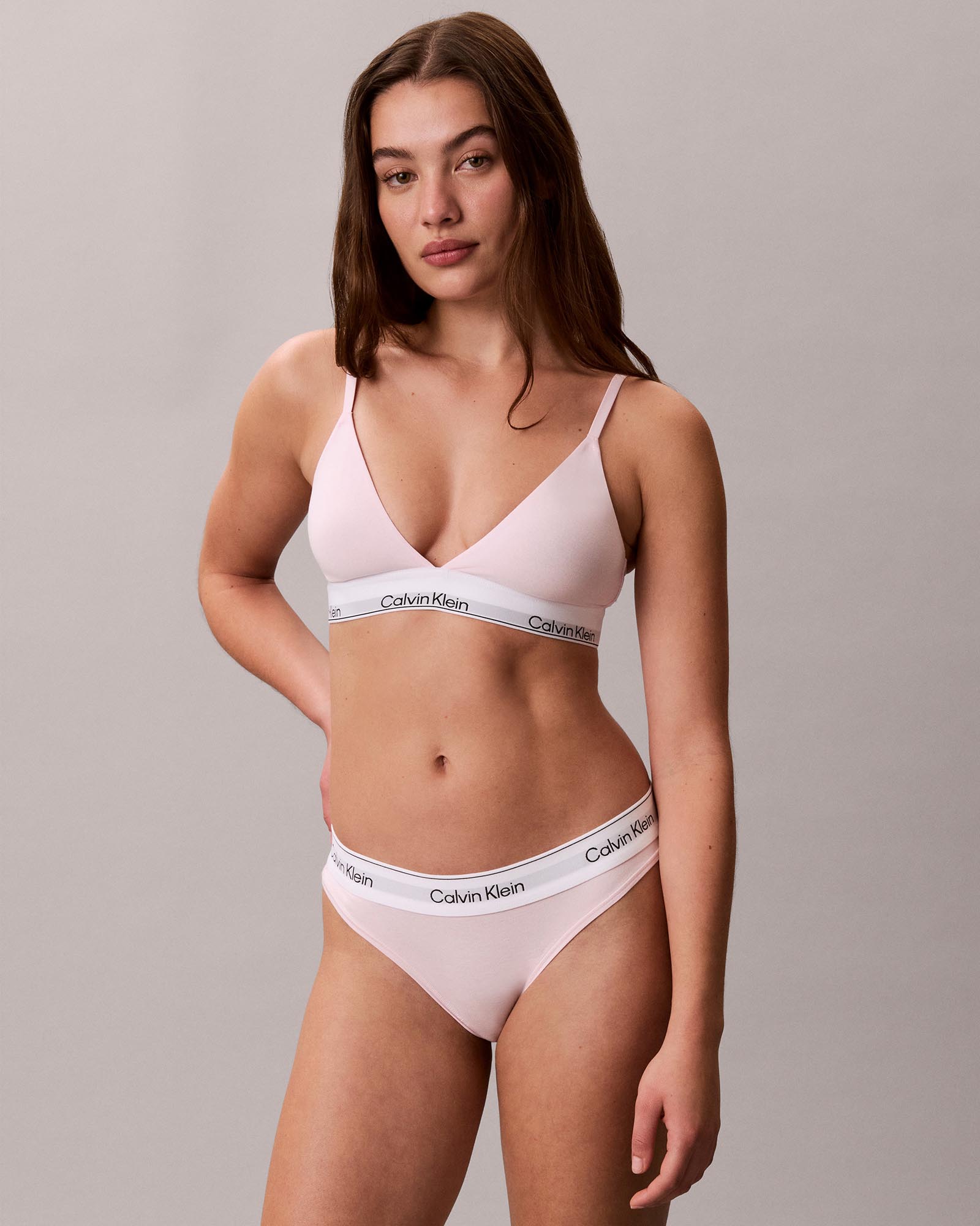 Icon Cotton Modal Lightly Lined Triangle Bralette
