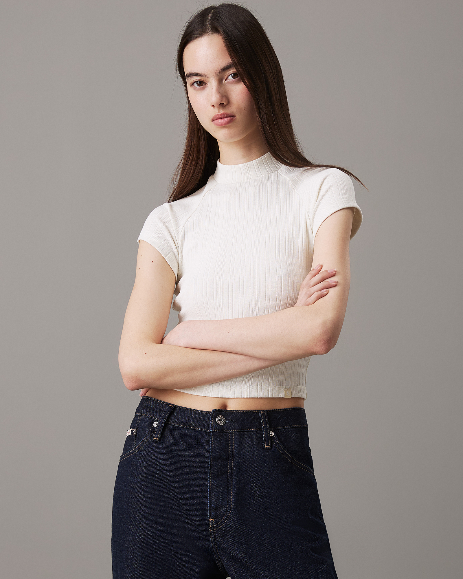 Slim Textured Rib T-Shirt
