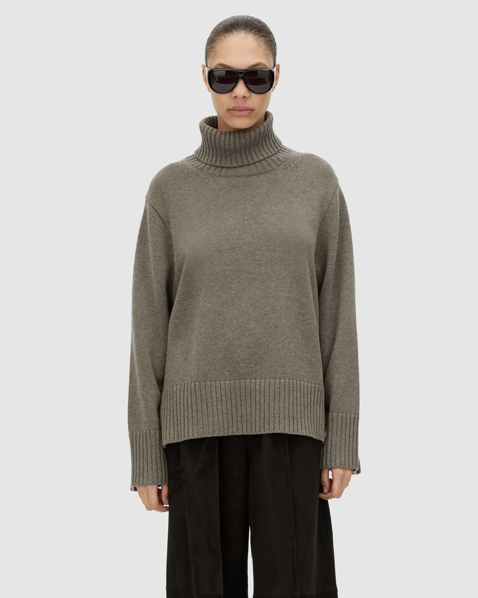 Crawford Knit Roll Neck Sweater