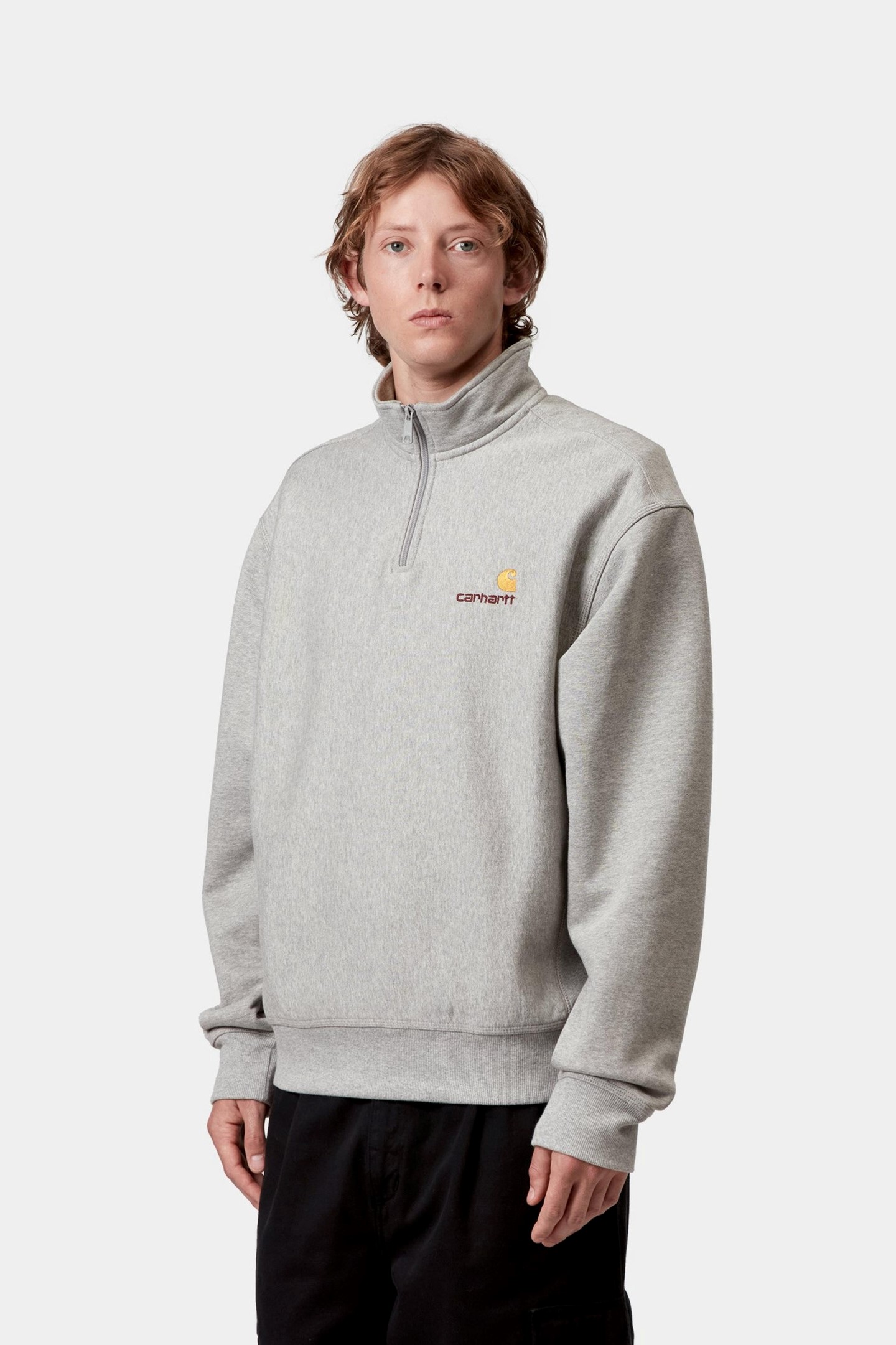 Half Zip American Script Sweatshirt - Unisex