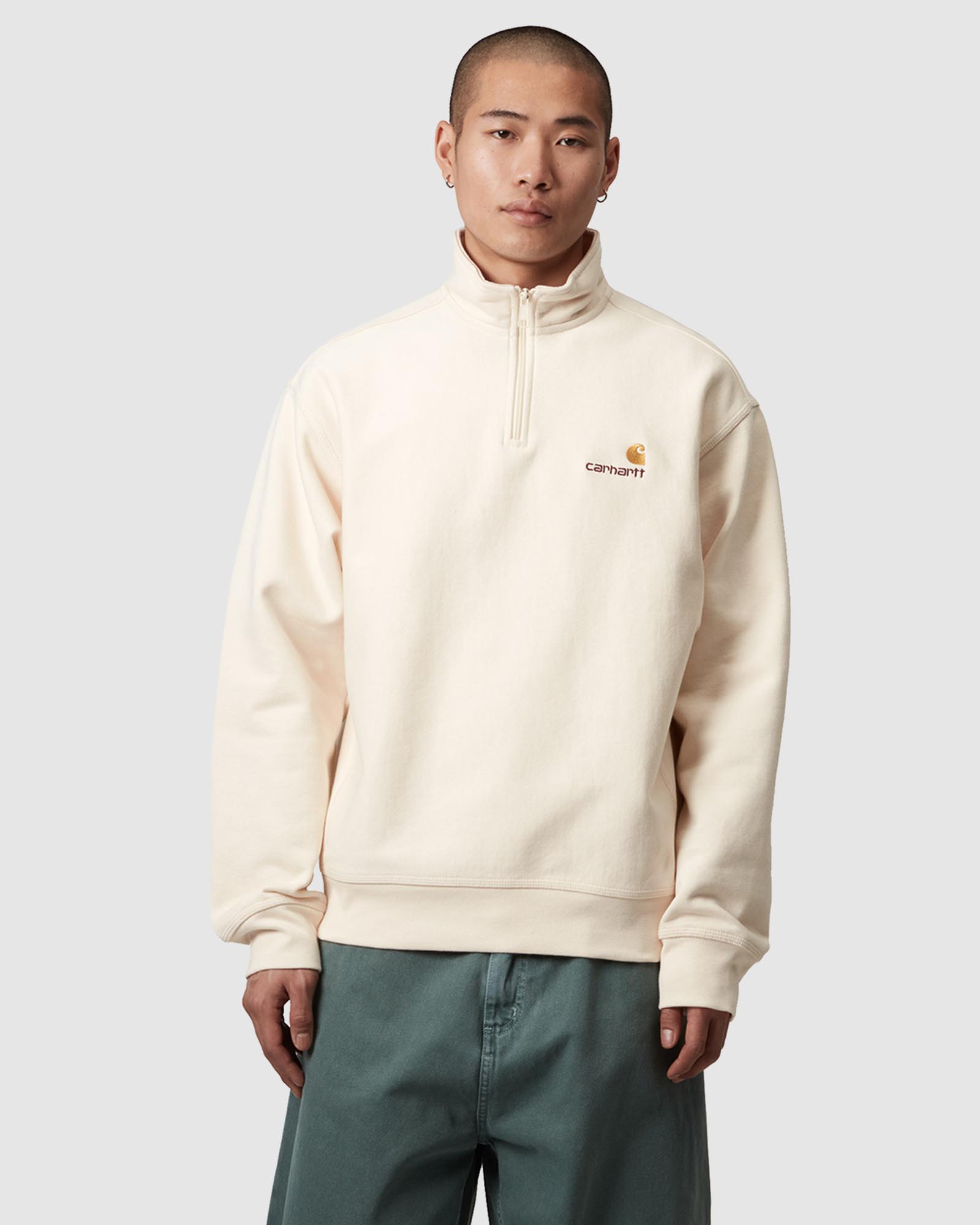 Half Zip American Script Sweatshirt