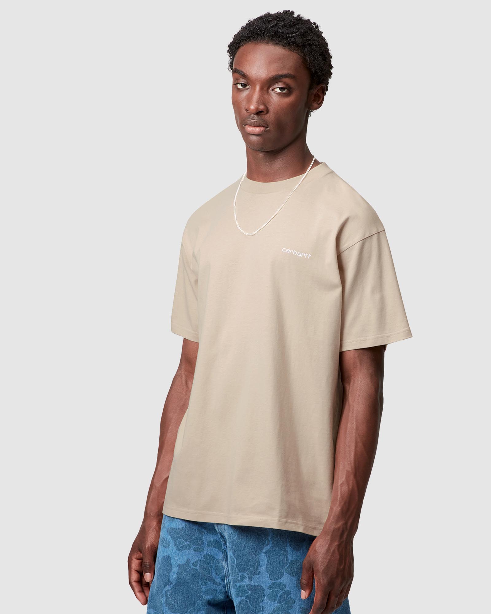 SS Script Embroidery T-Shirt