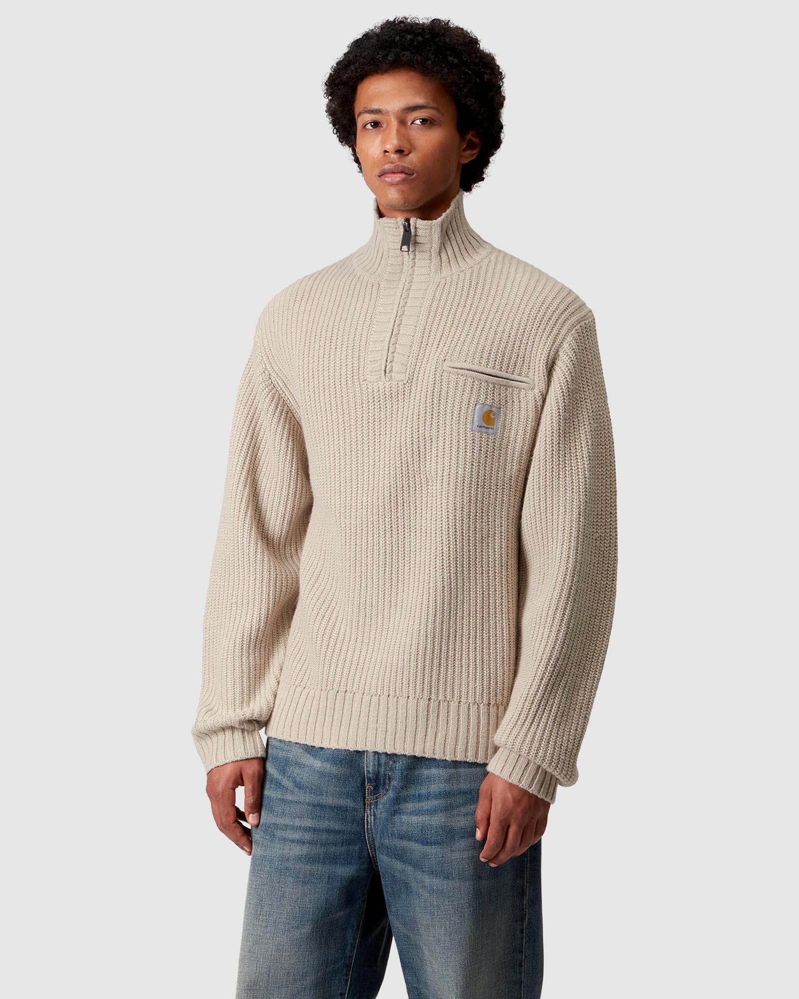 Detroit Half Zip Sweater