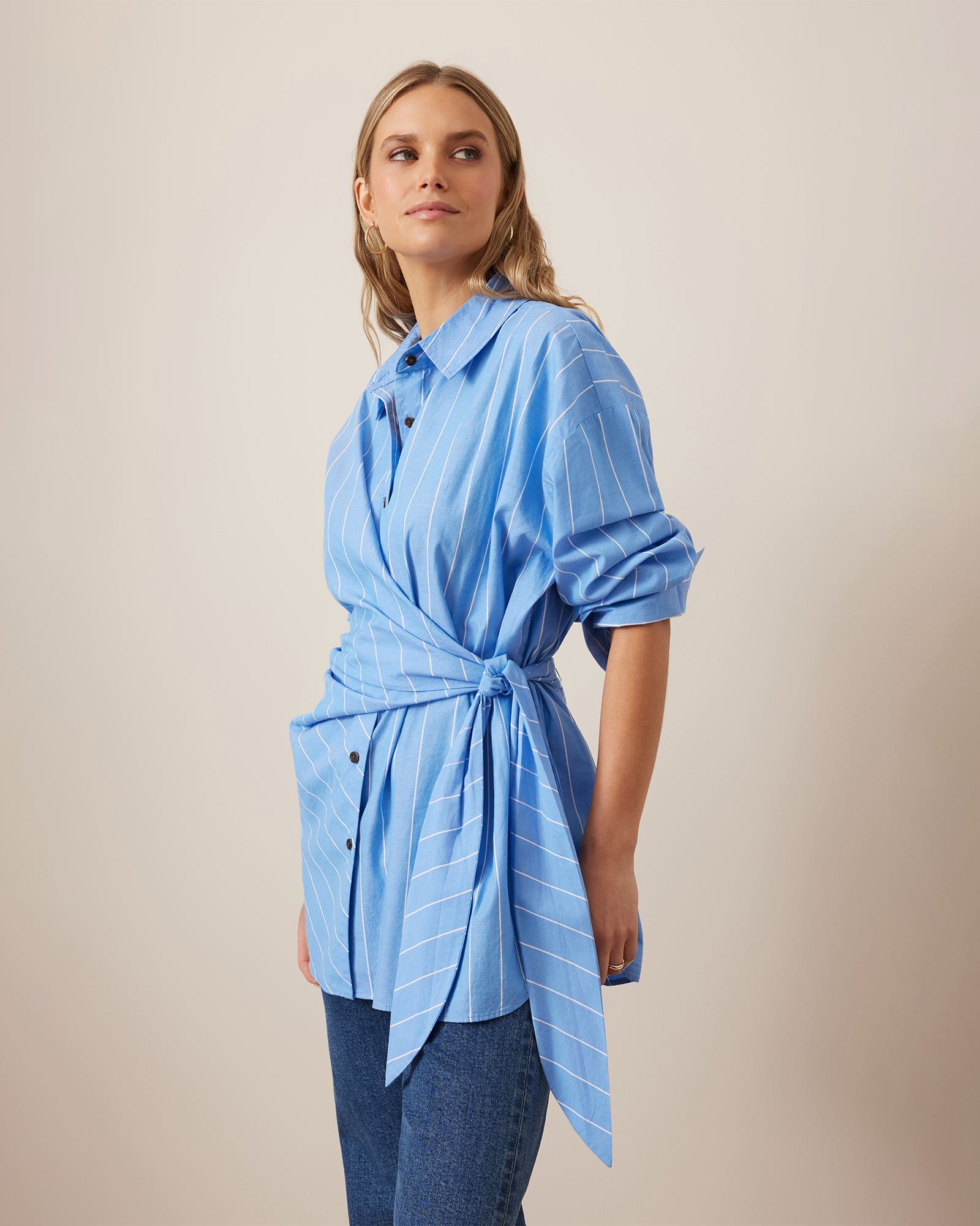 Elodie Wrap Shirt