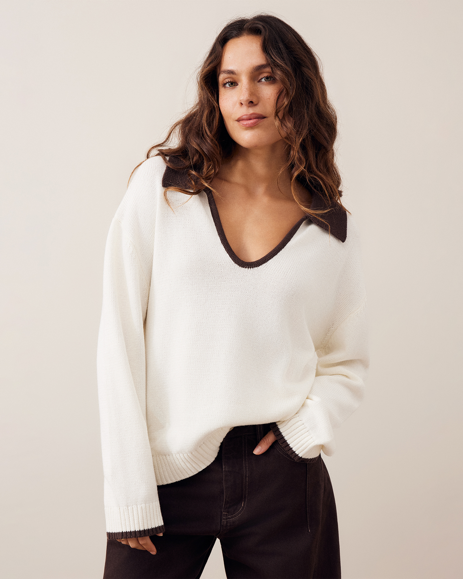 Eliza Collared Knit