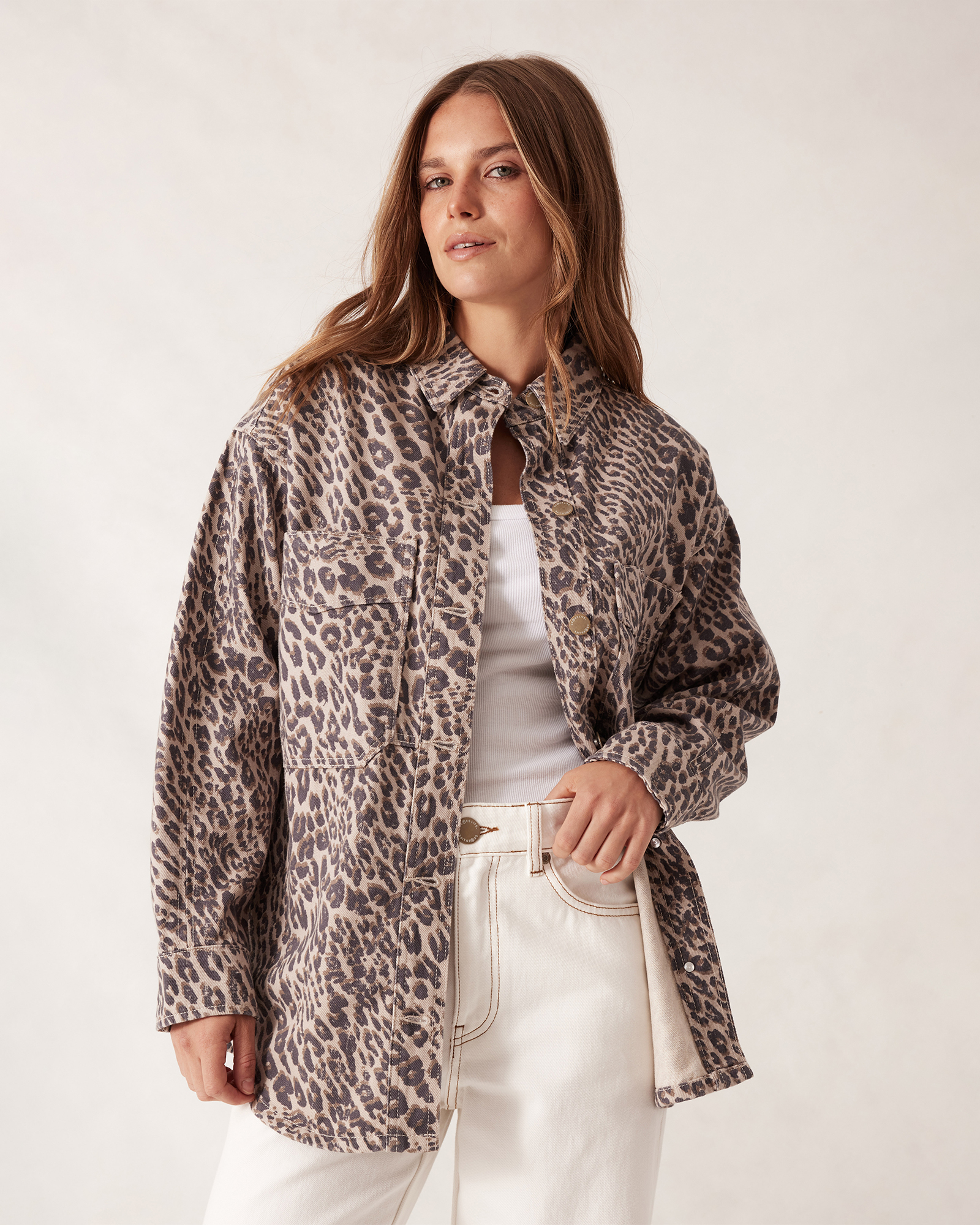 Bobbi Side Pocket Denim Shacket