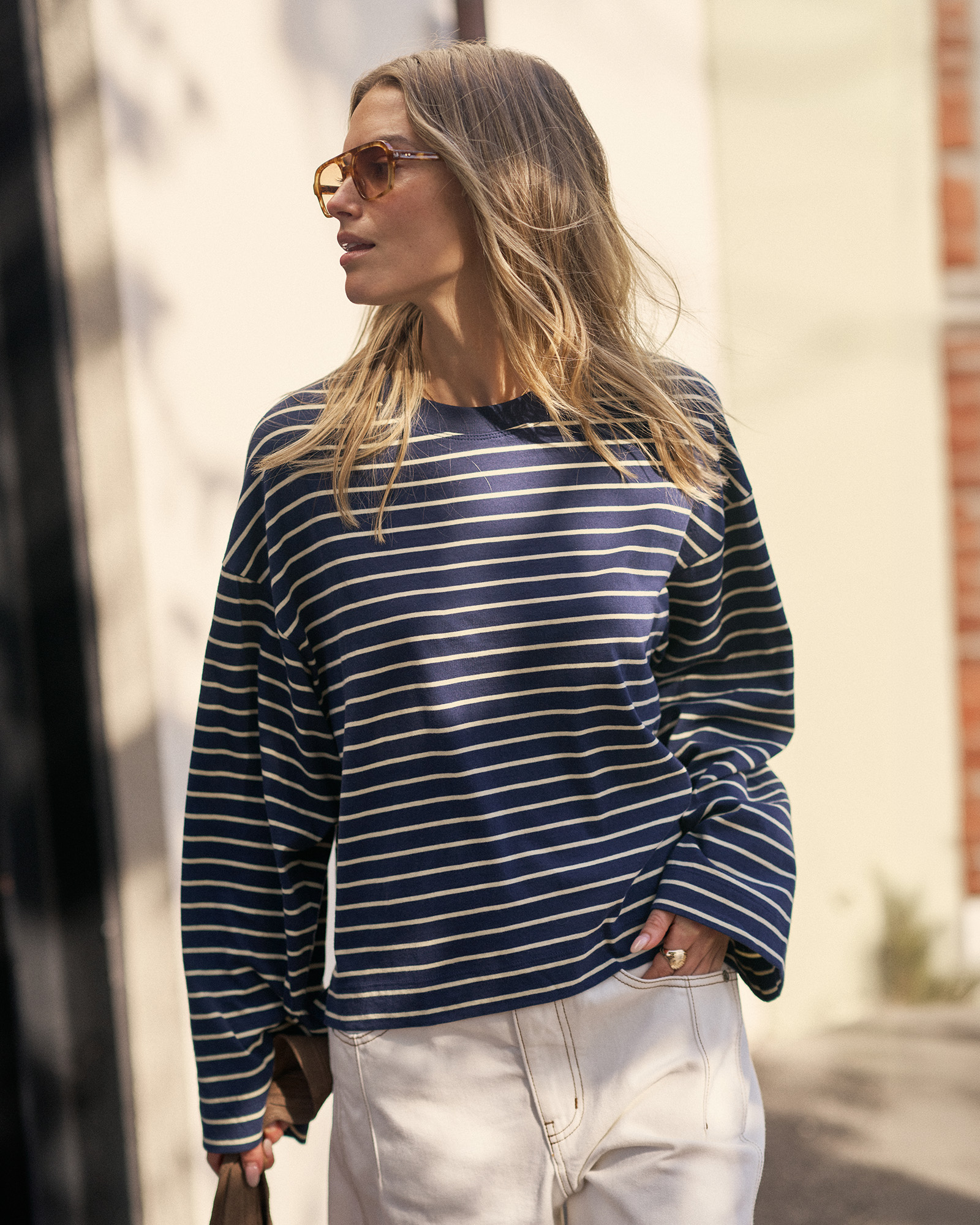 Beau Long Sleeve Slouchy Tee