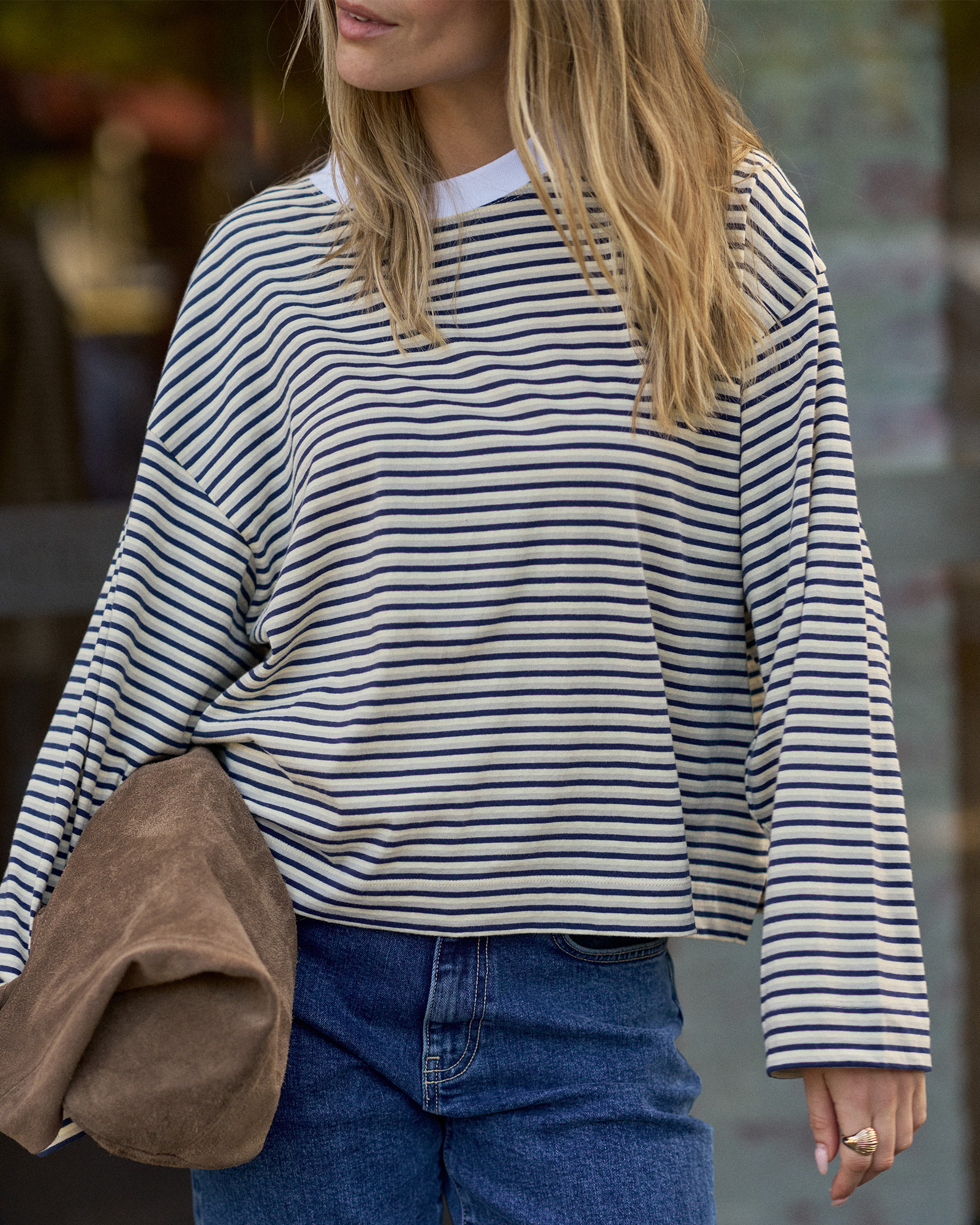 Beau Long Sleeve Slouchy Tee