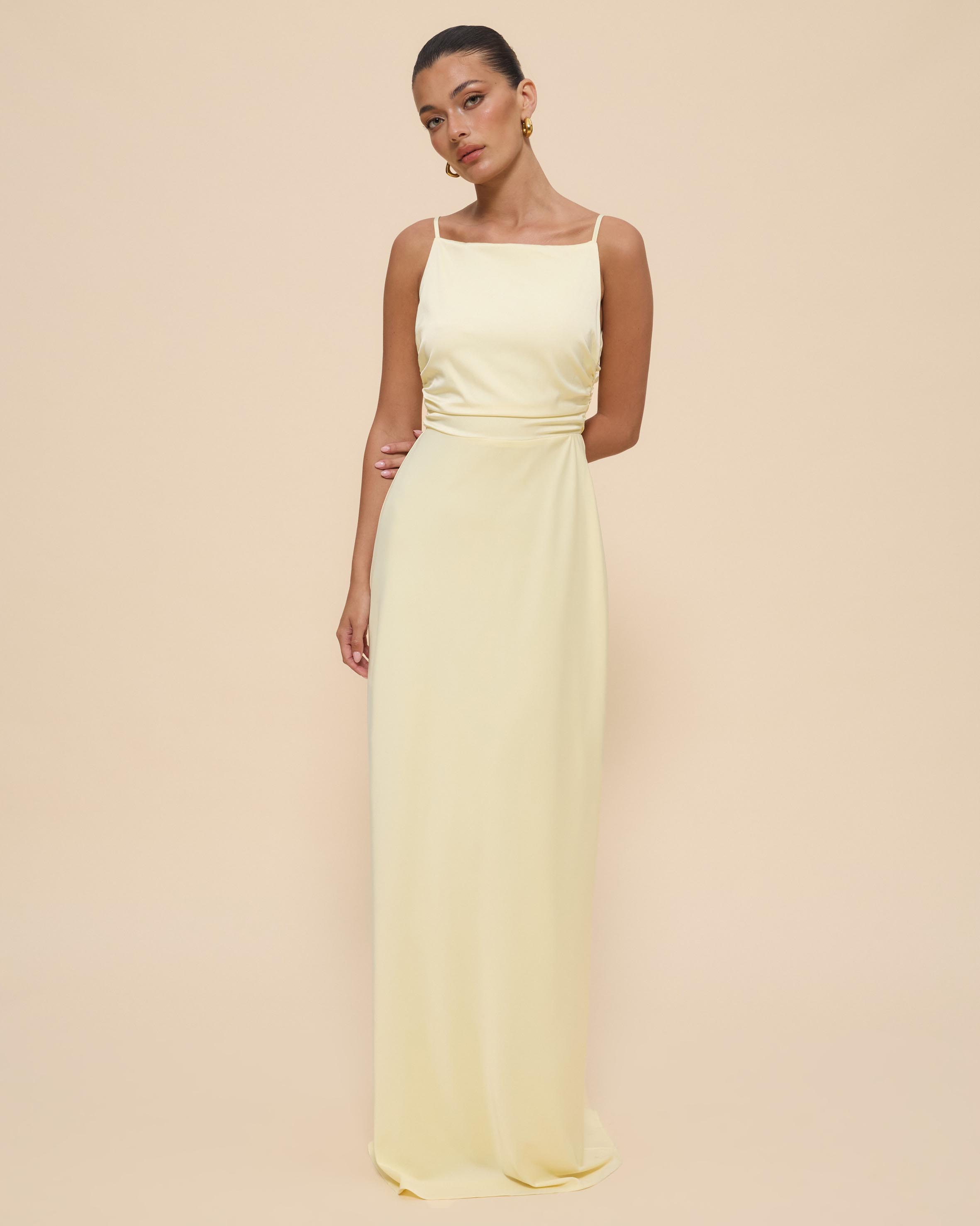 Nora High Neck Maxi Dress