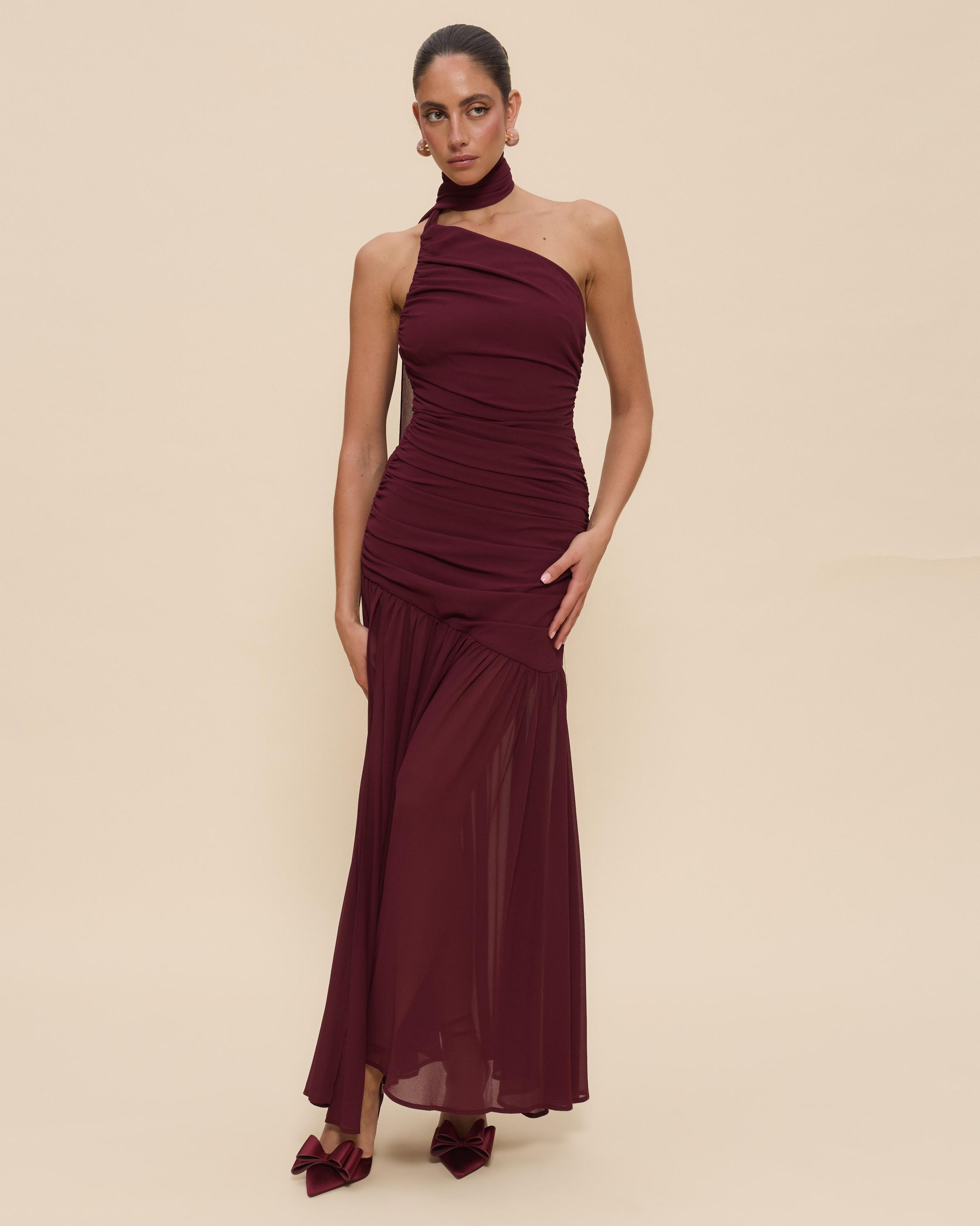Inez Drop Waist Maxi Dress