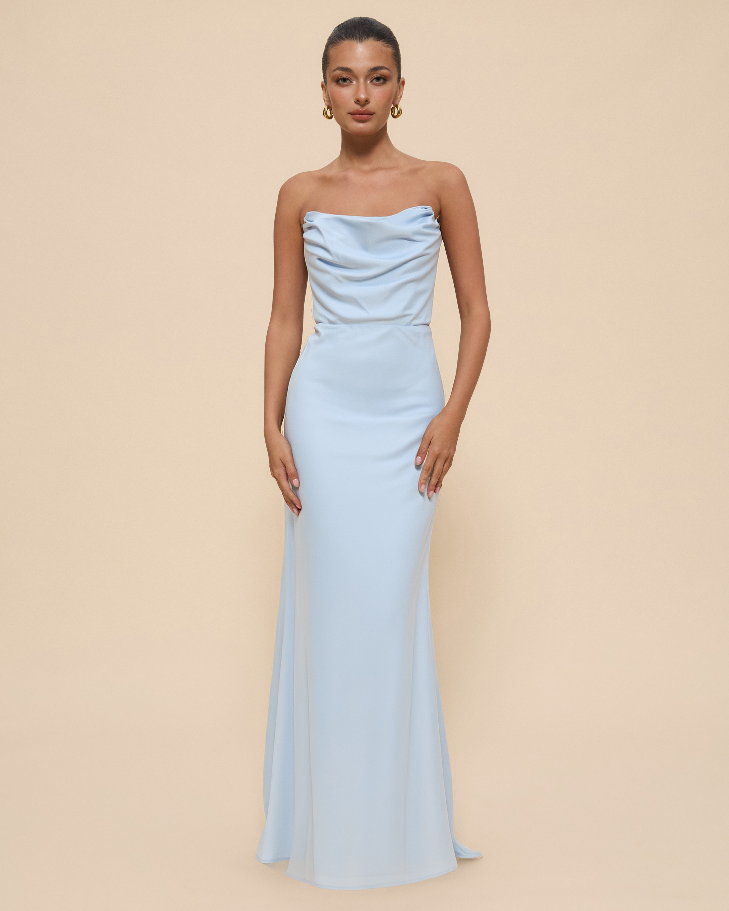 Jada Strapless Corset Maxi Dress