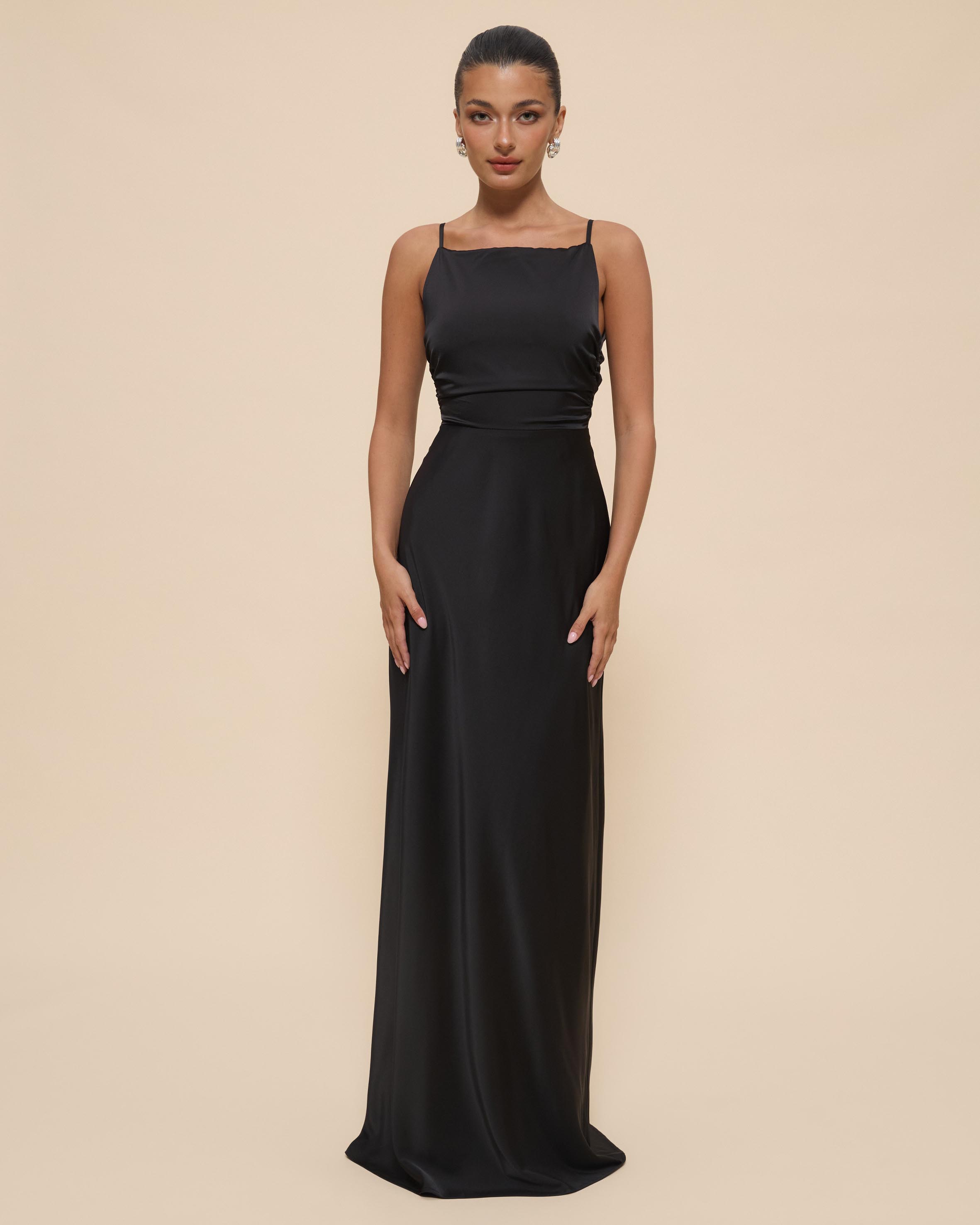 Nora High Neck Maxi Dress