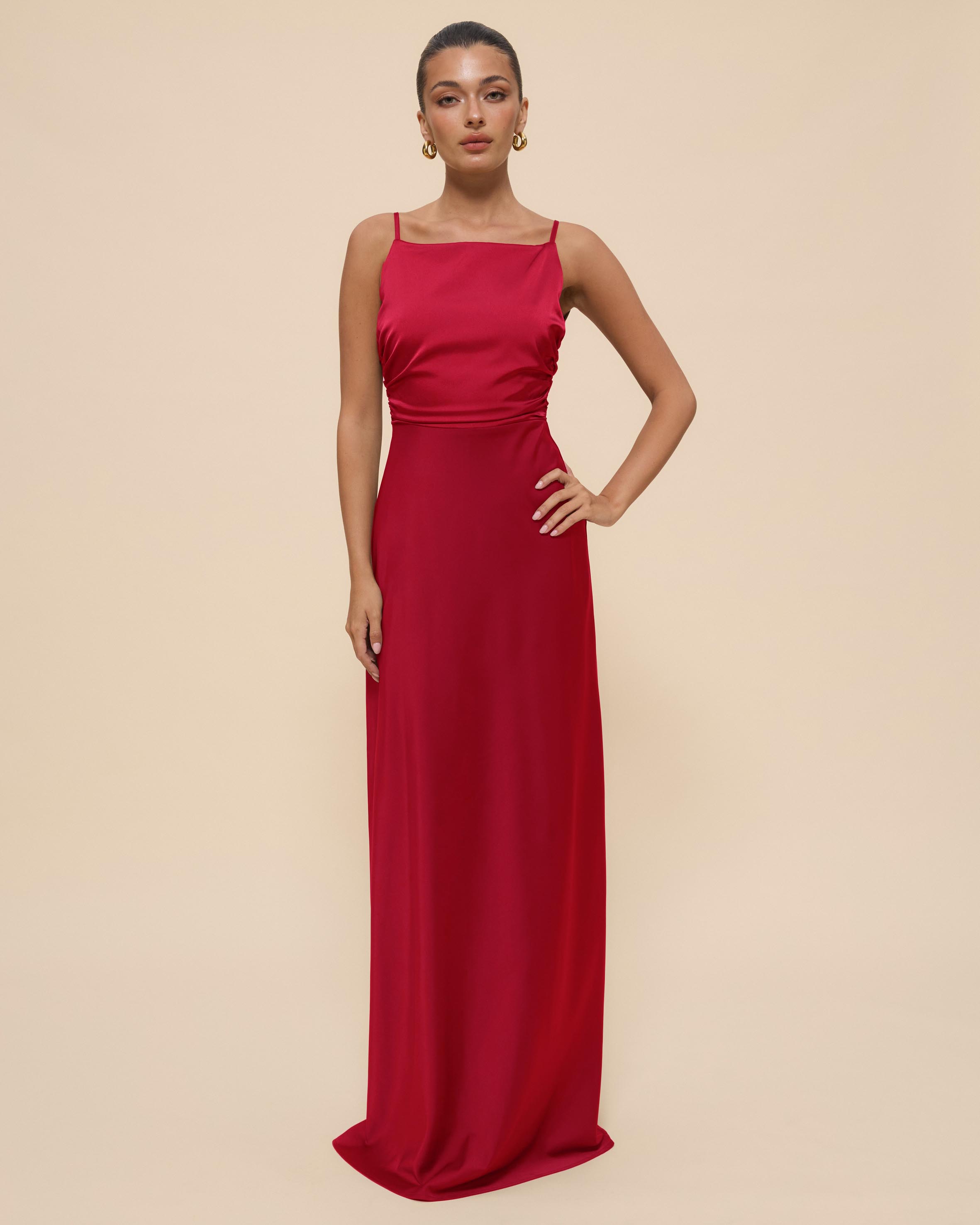 Nora High Neck Maxi Dress