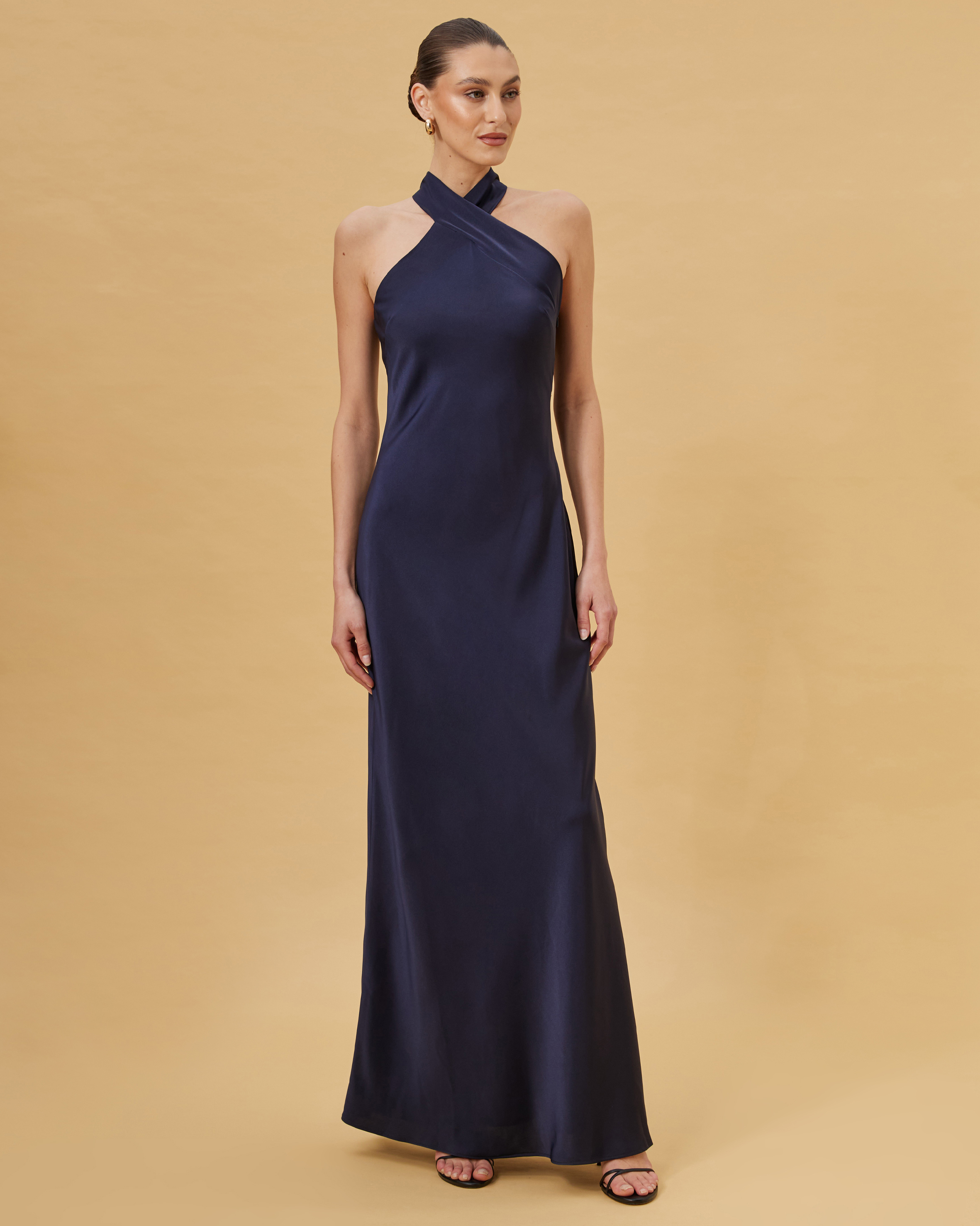 Juno Twist Halter Maxi Dress