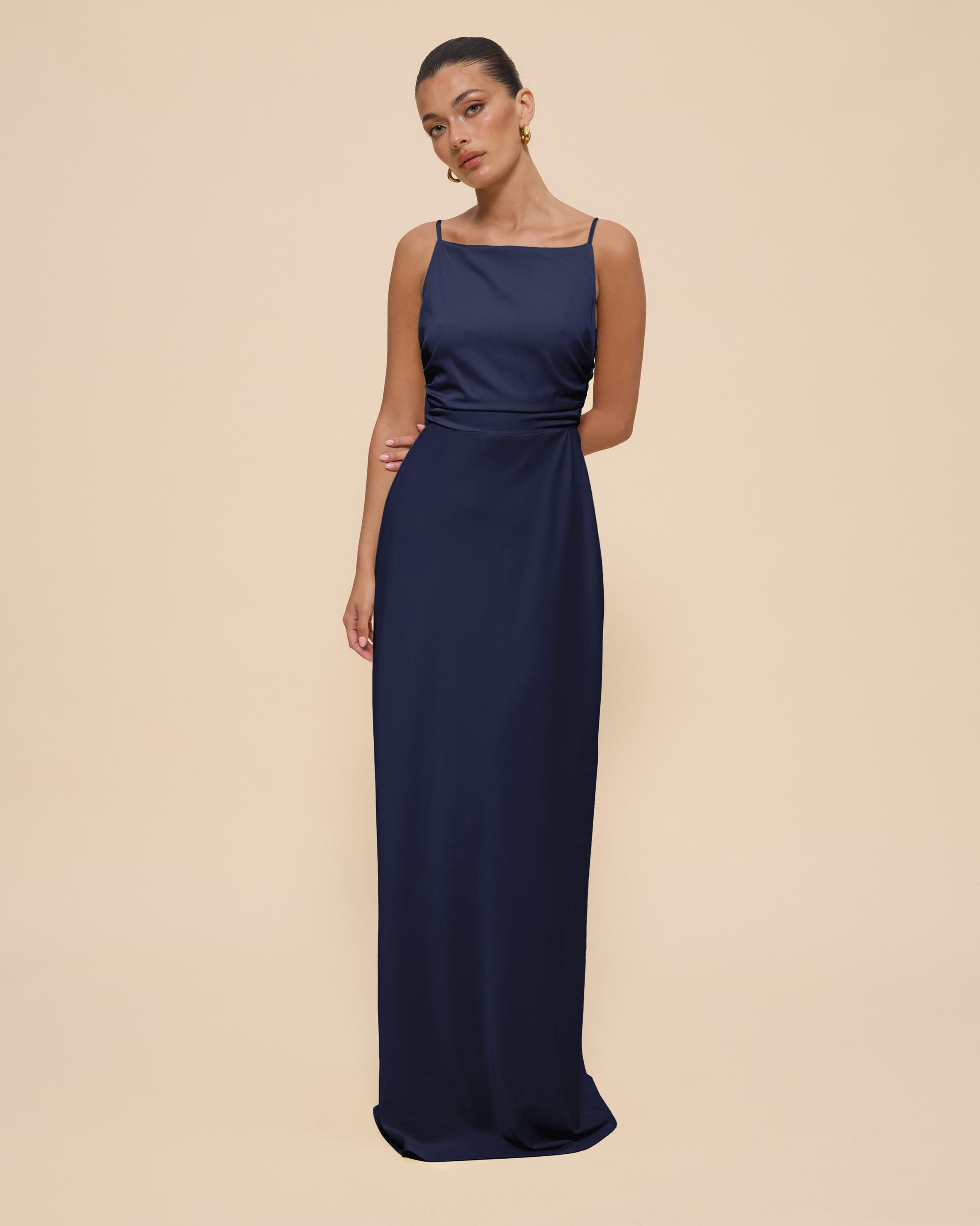 Nora High Neck Maxi Dress