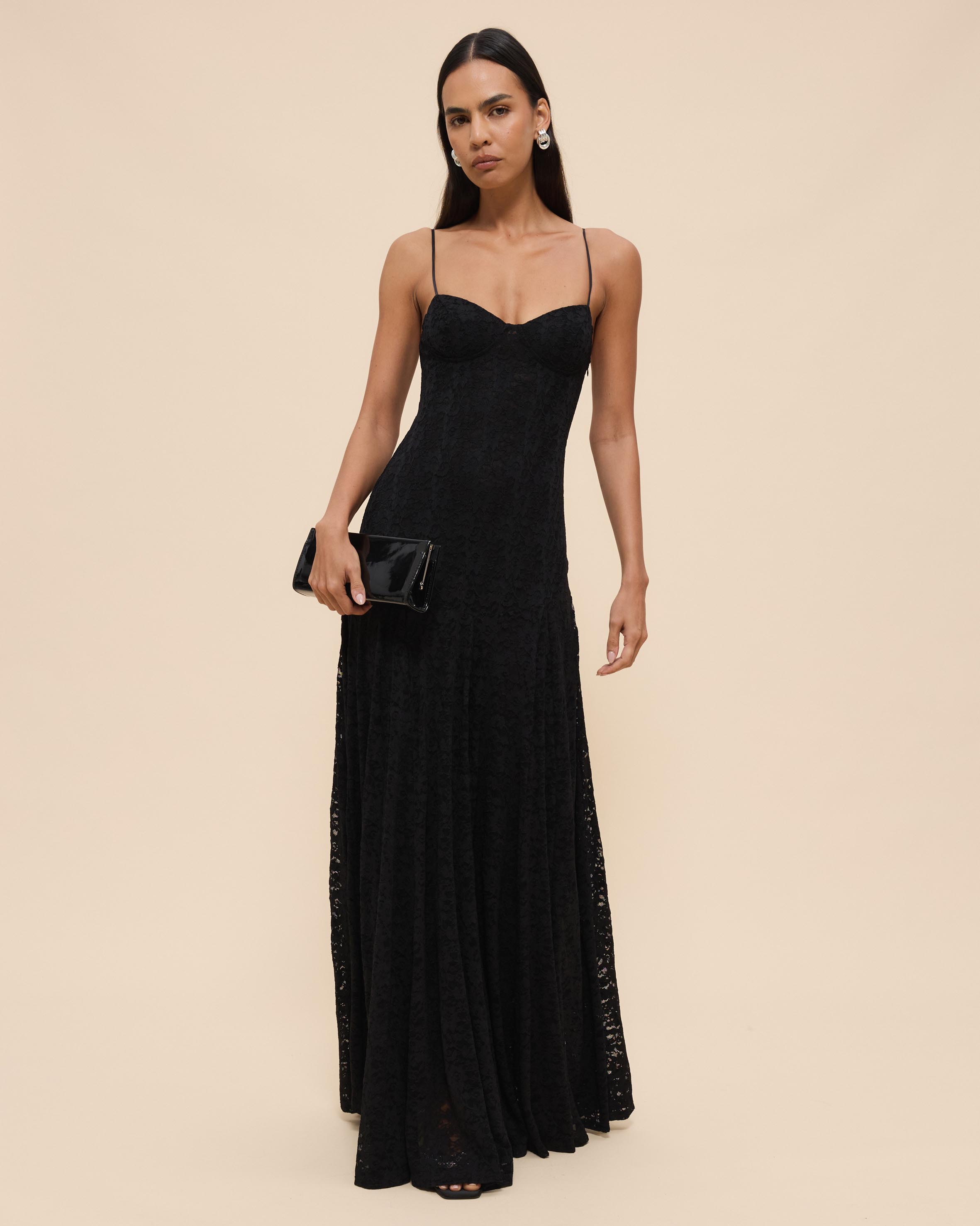 Zara Lace Maxi Dress