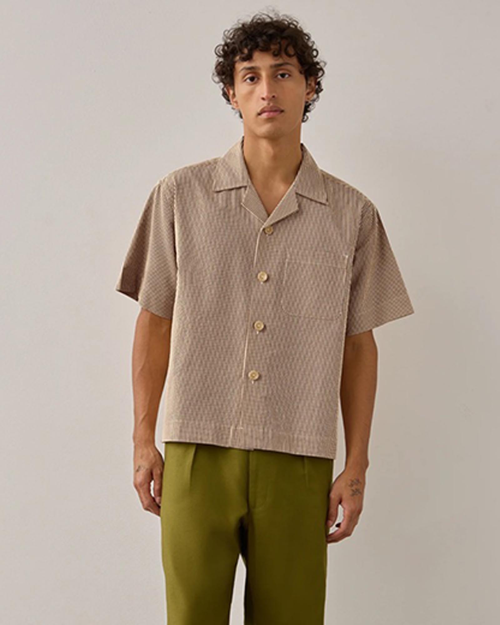 Japanese Seersucker SS Shirt