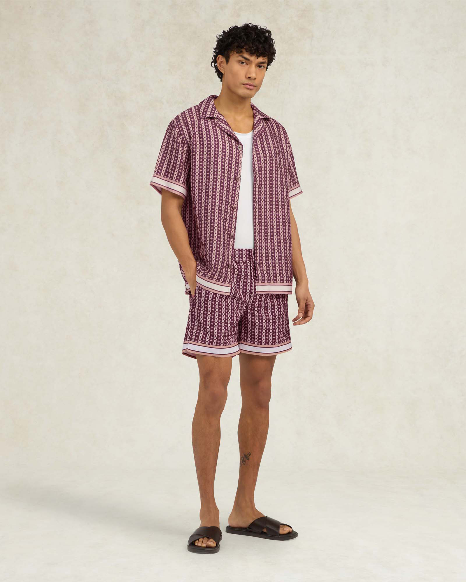 Pressoa Printed Swim Shorts