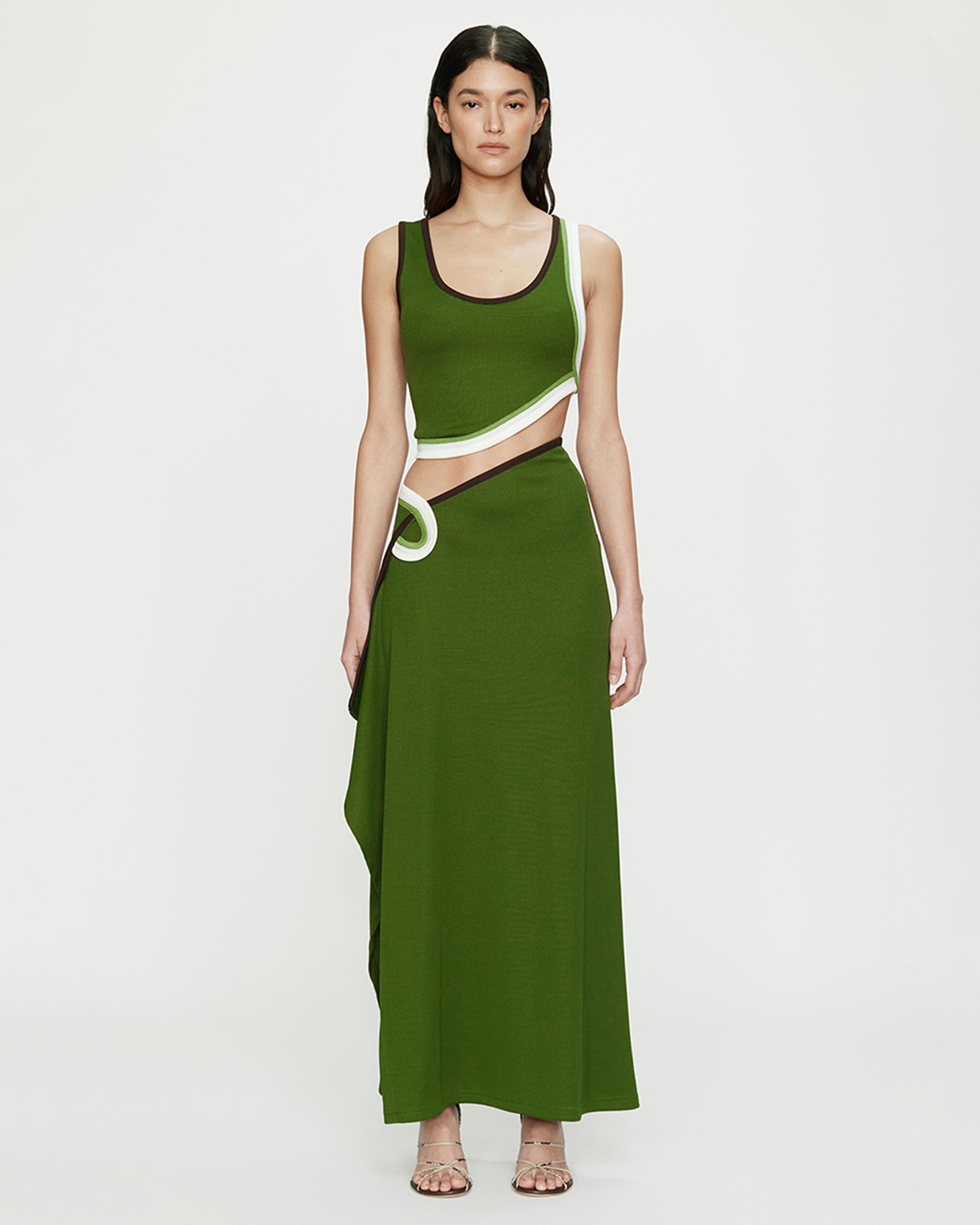 Verner Multi Bind Cascade Skirt
