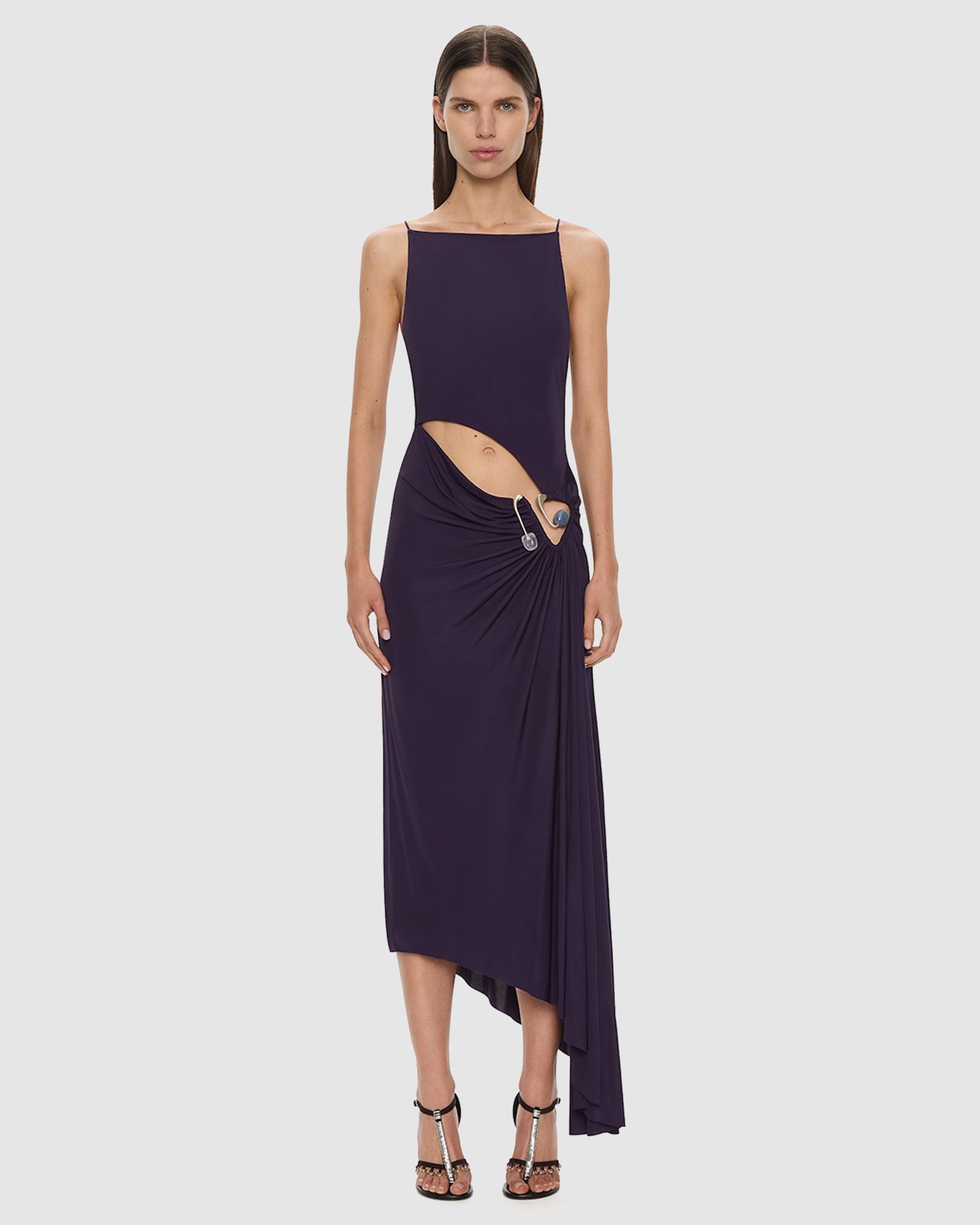 Veer Spiral Crystal Tank Dress
