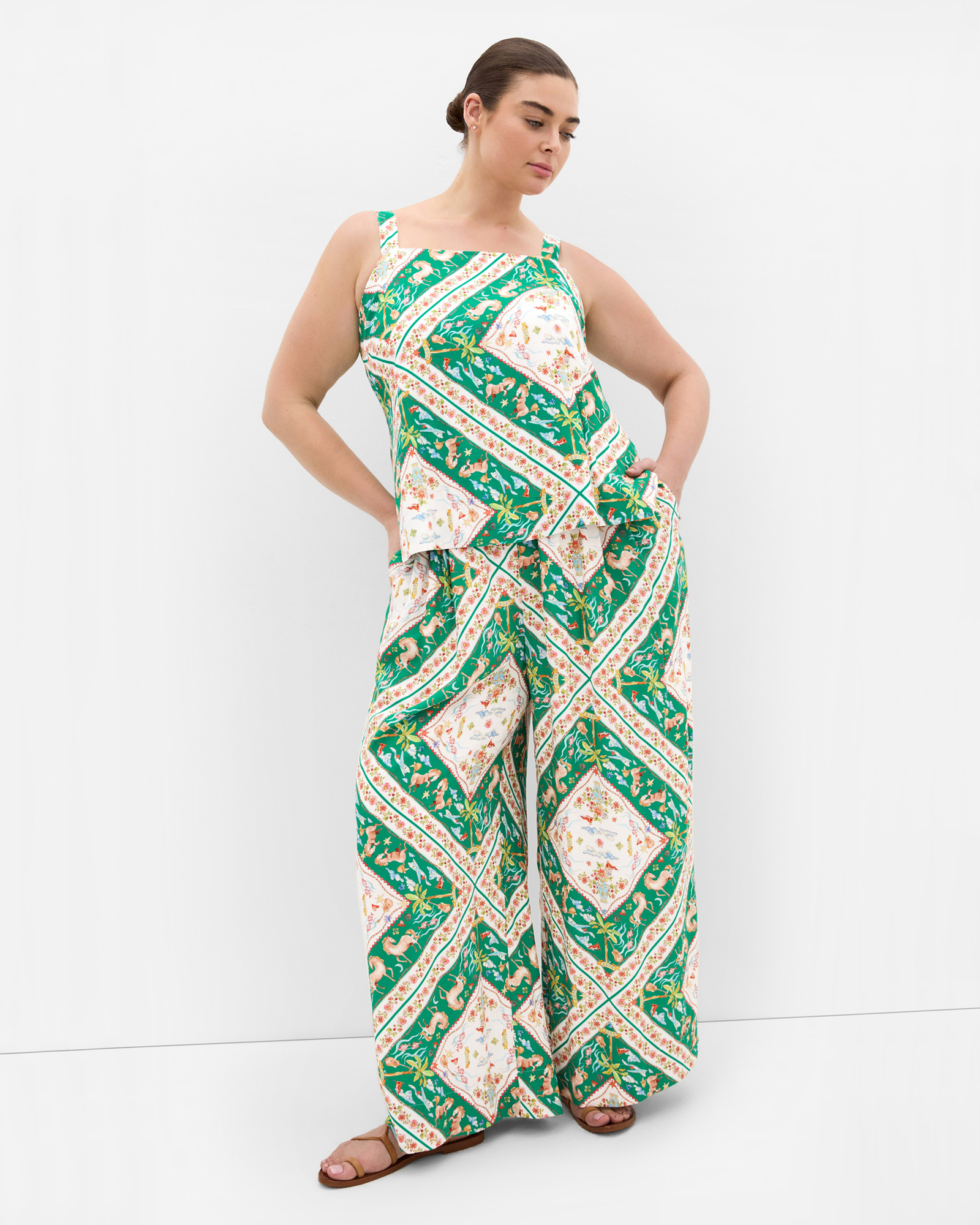 Jayla Prairie Print Top