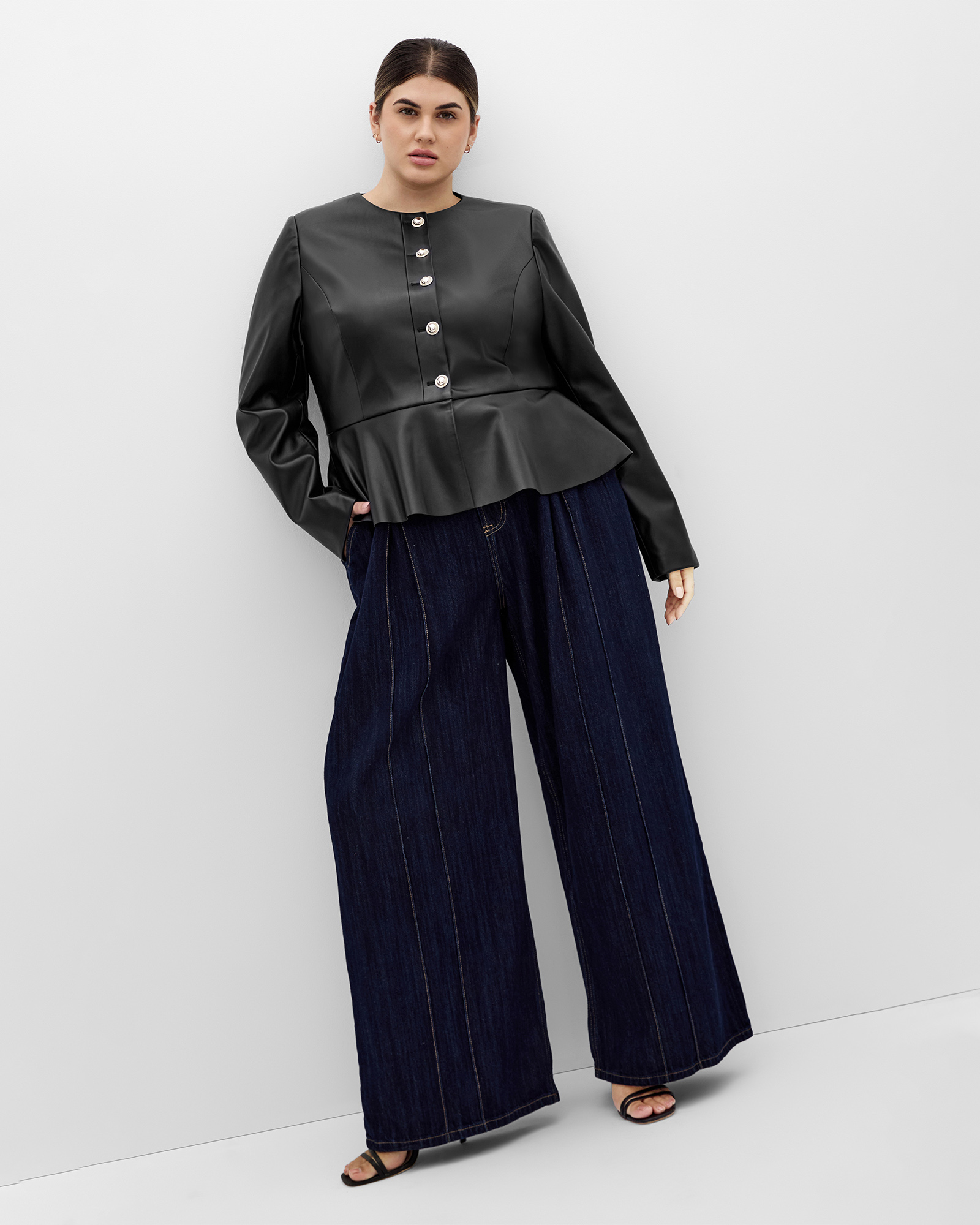 Renee Faux Leather Jacket