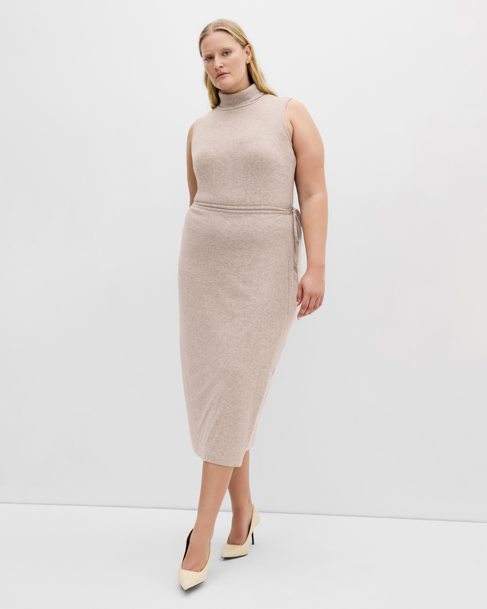 Callie Knit Wrap Midi Skirt
